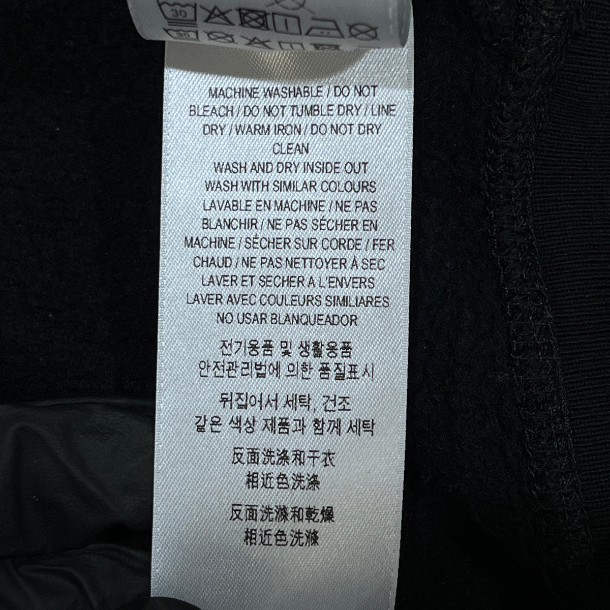 Burberry Black Crew Neck Sweatshirt Size L