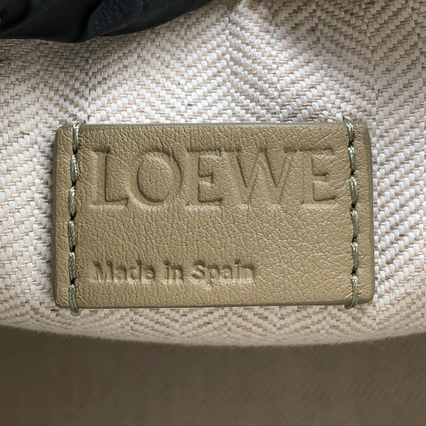 LOEWE Cubi Olive Beige Crossbody Bag