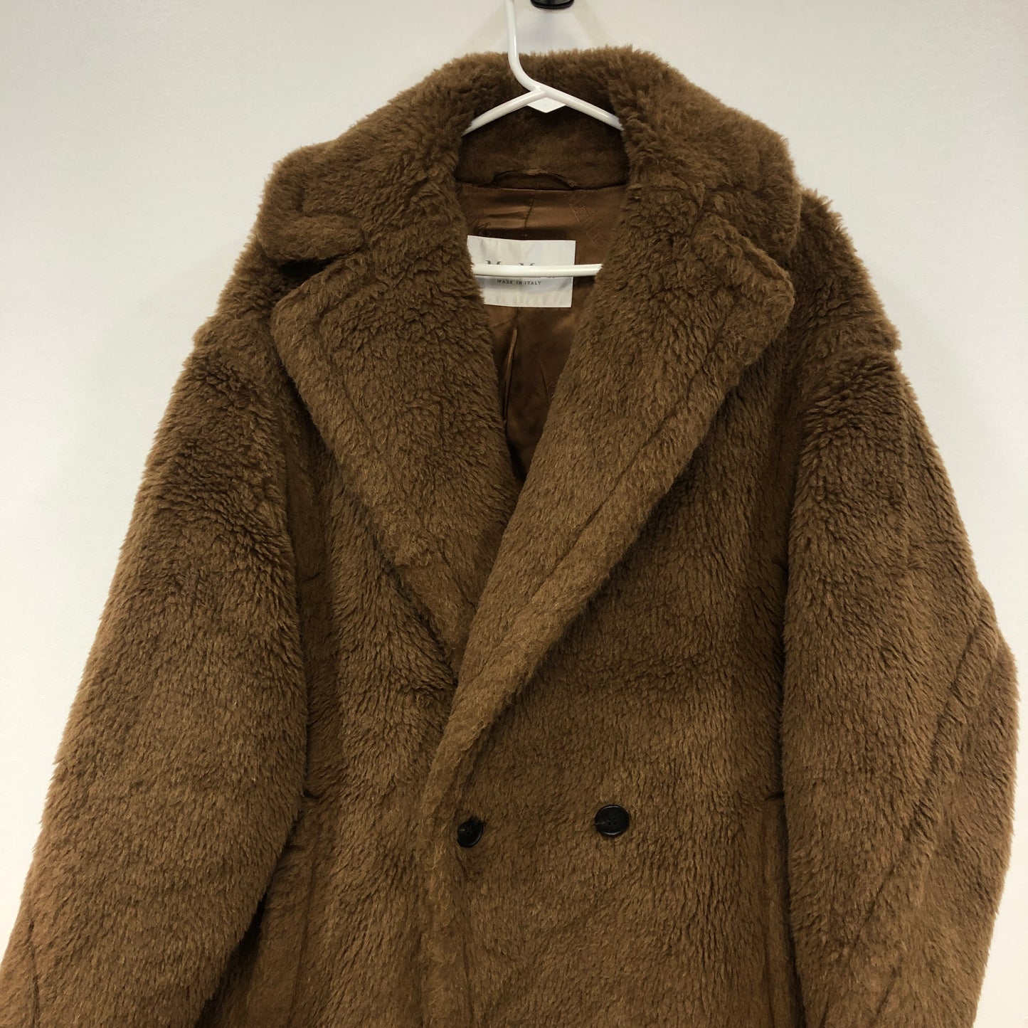 MaxMara Brown Teddy Coat Size S