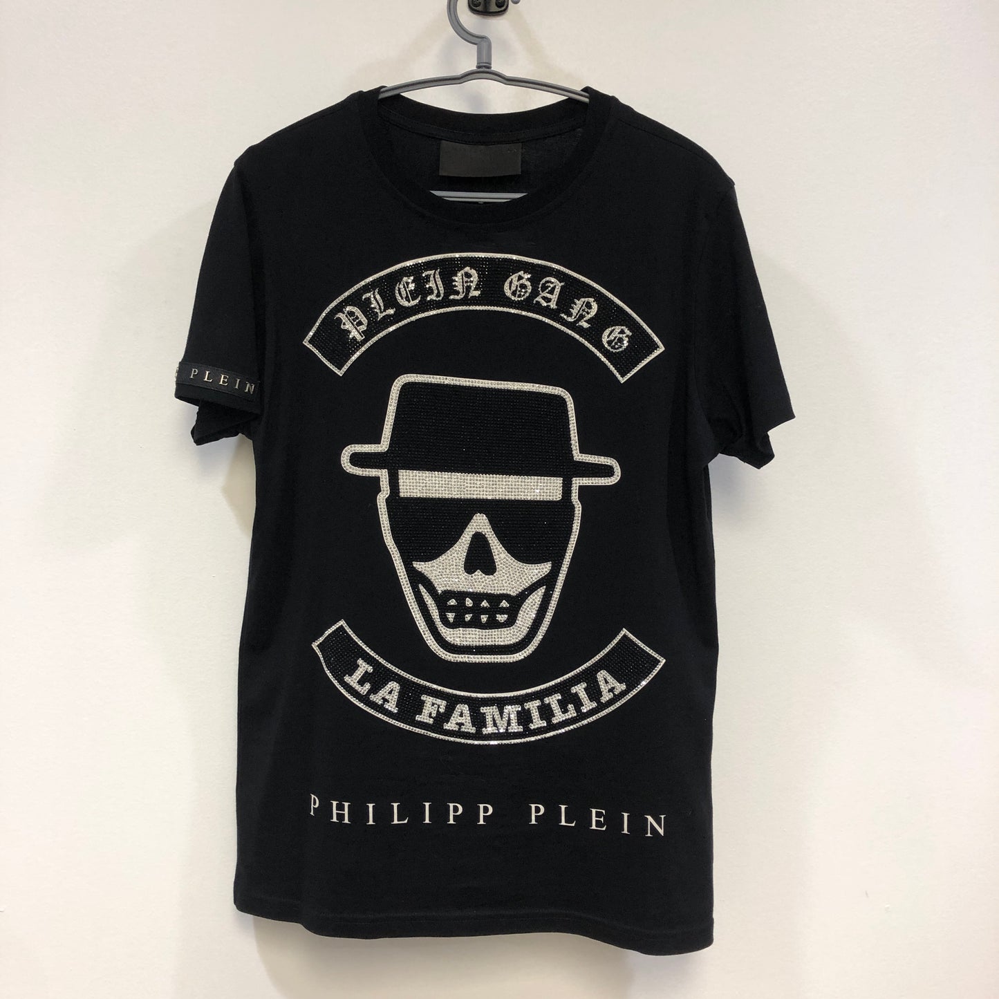 Philipp Plein Skull Embellished T-Shirt Size M
