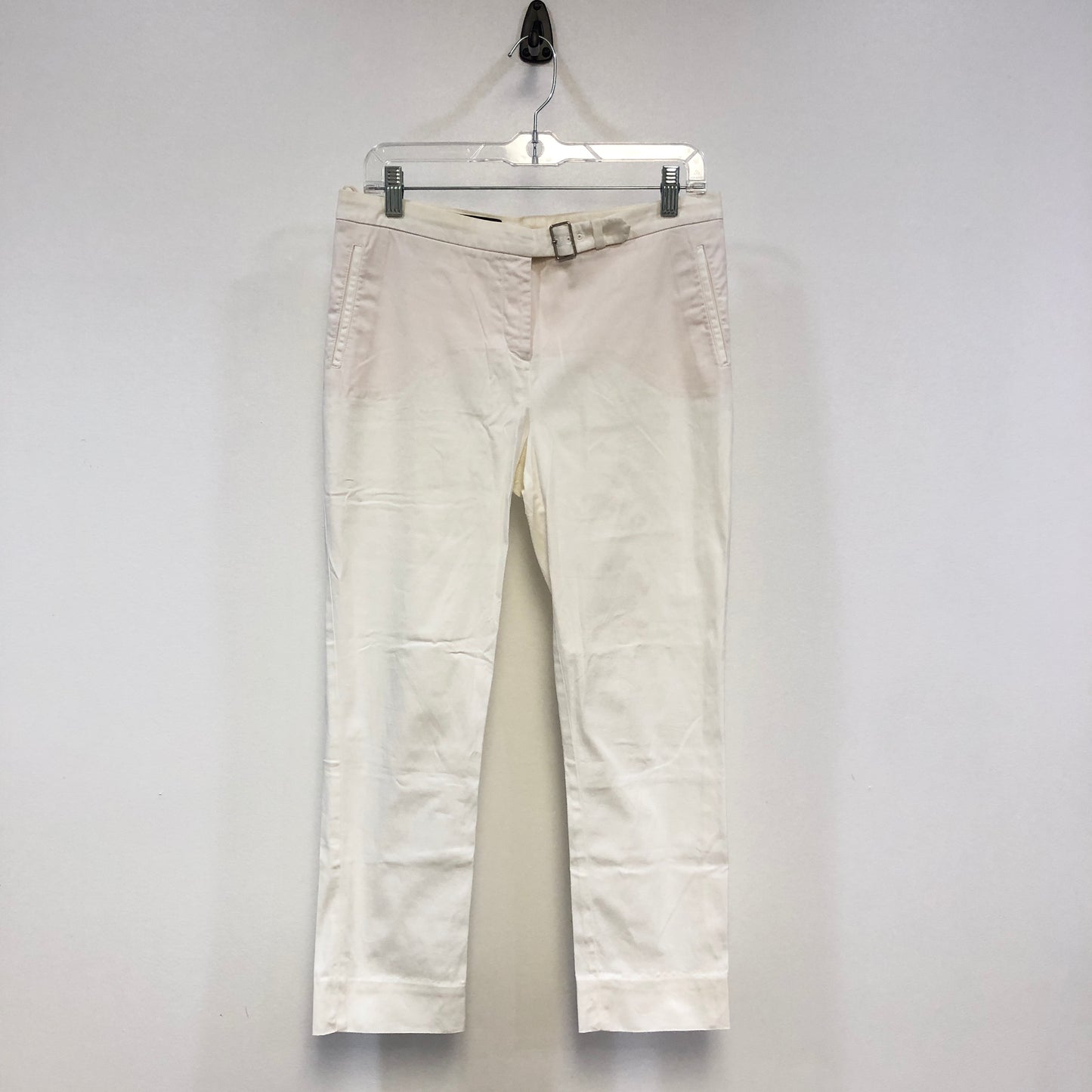 Loro Piana White Casual Trousers Size 44