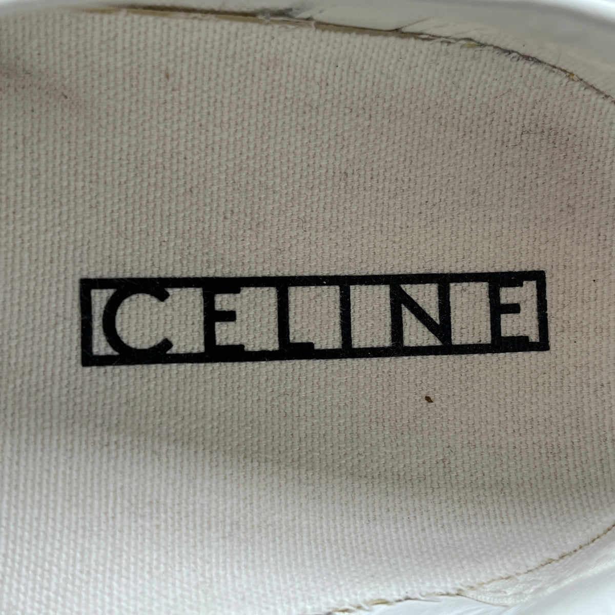 Celine Multi-color Plaid Canvas Women Low Top Sneakers Size 36