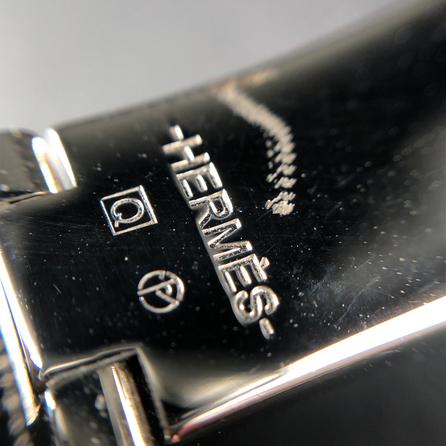 Hermes 2013 Blue Enamel Clic H Bracelet