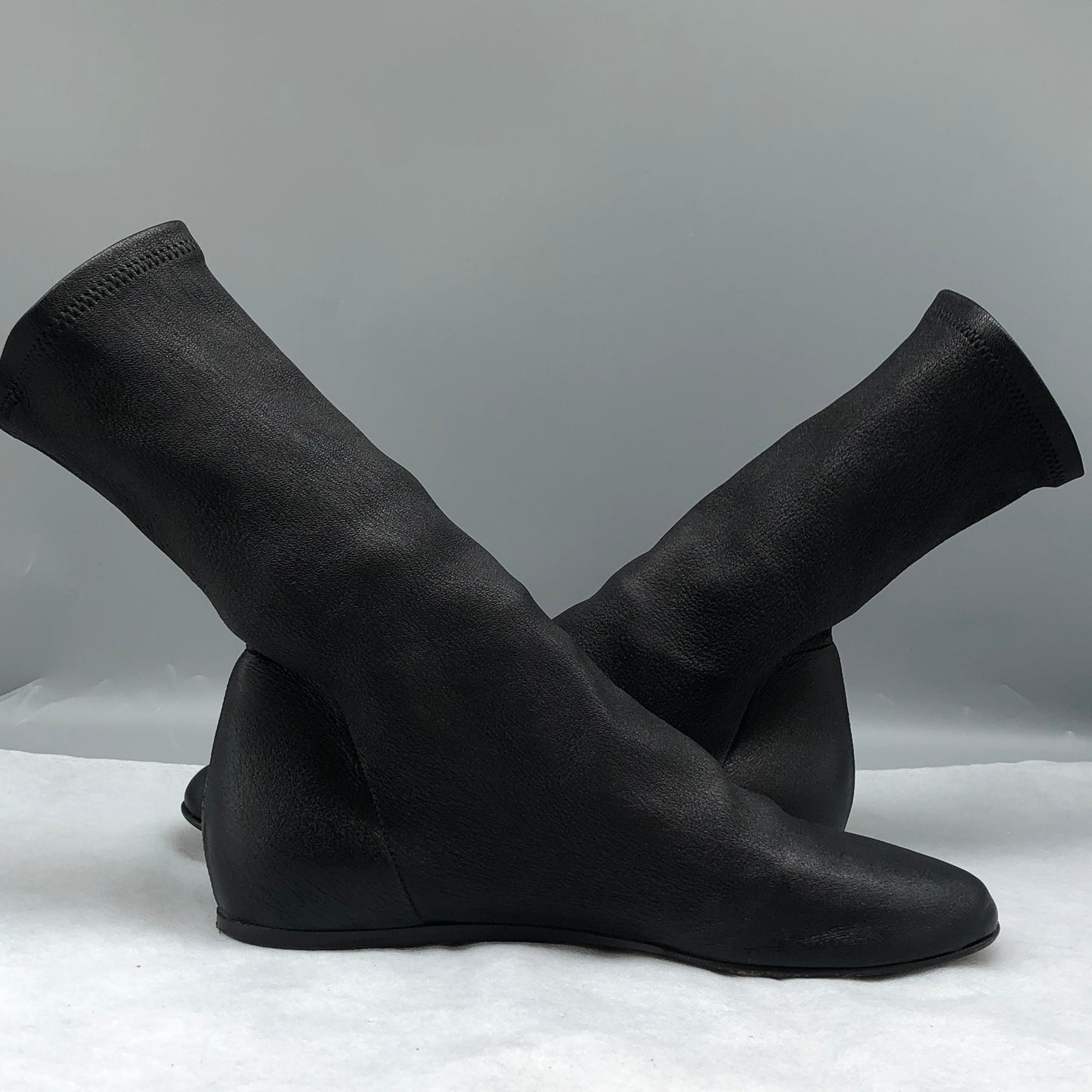 Rick Owens Black Wedge Ankle Boots Size 37 Women's shoes