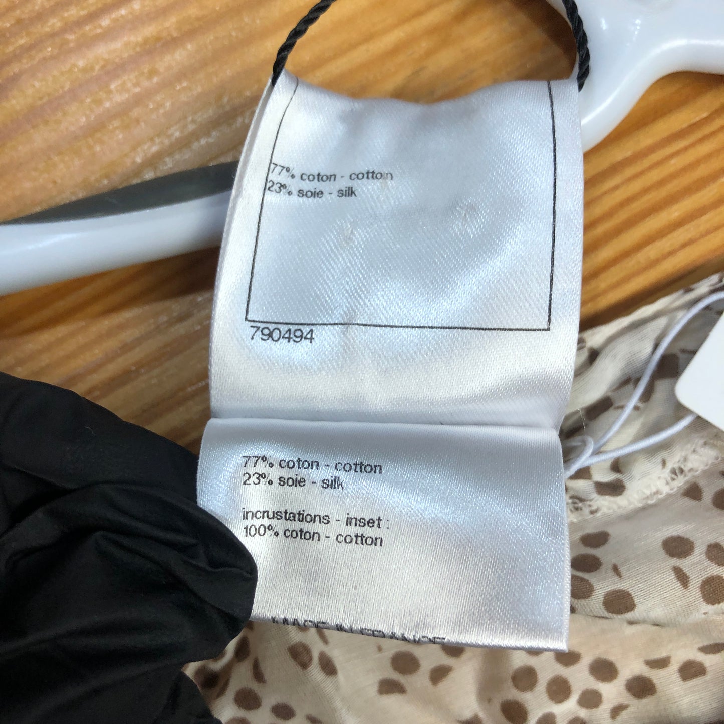 Chanel Cream/Brown Lion Print Top Size 42