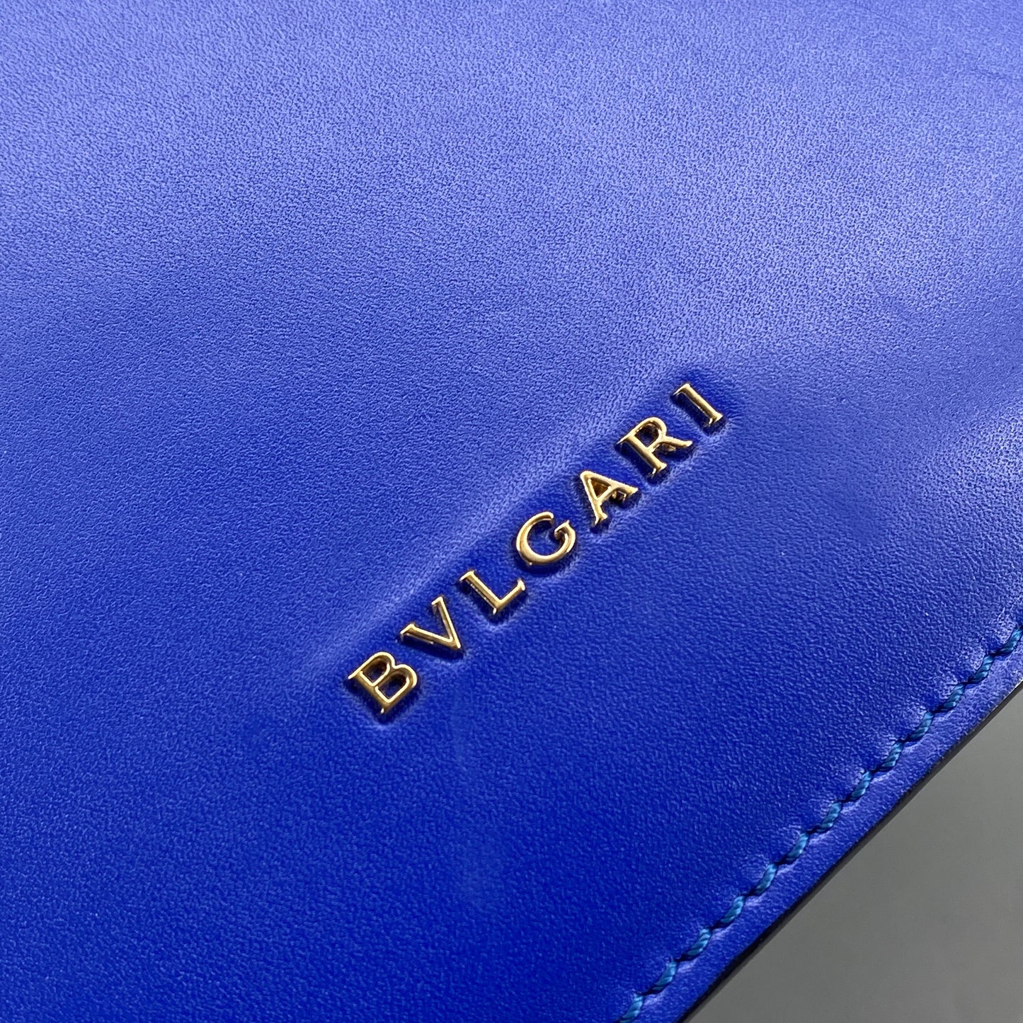 Bvlgari Royal Blue Serpenti Forever Flap Crossbody Bag