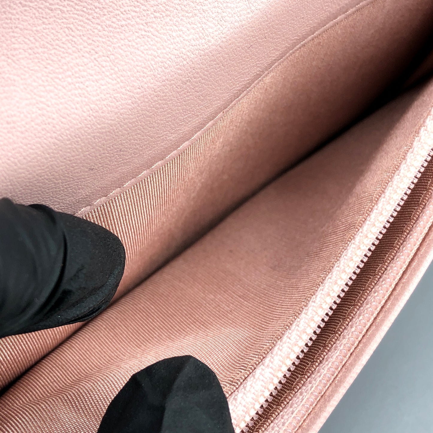 Chanel Blush Pink Large Diamond Quilted Flap Wallet