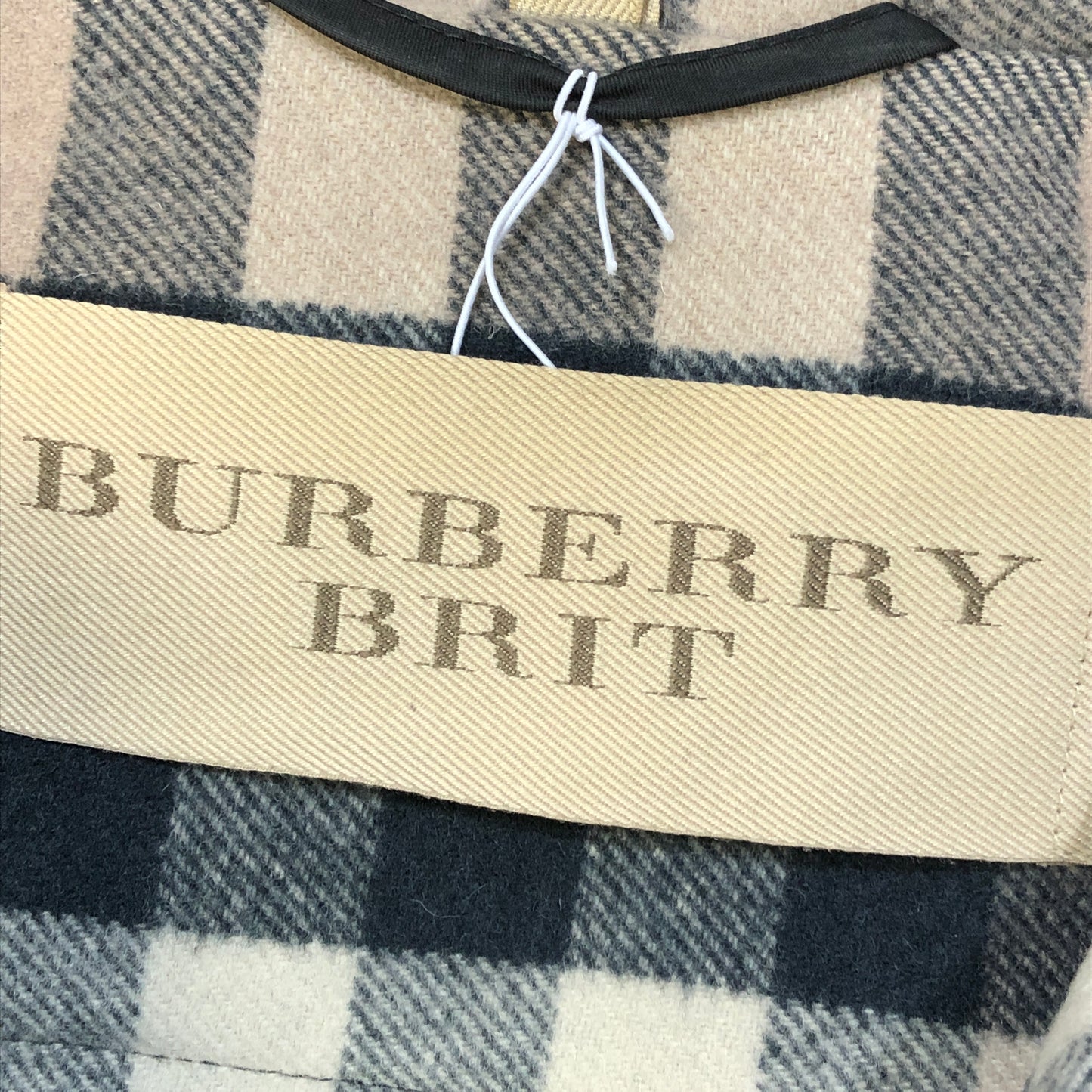 Burberry Black Wool Hooded Duffle Coat Size 4