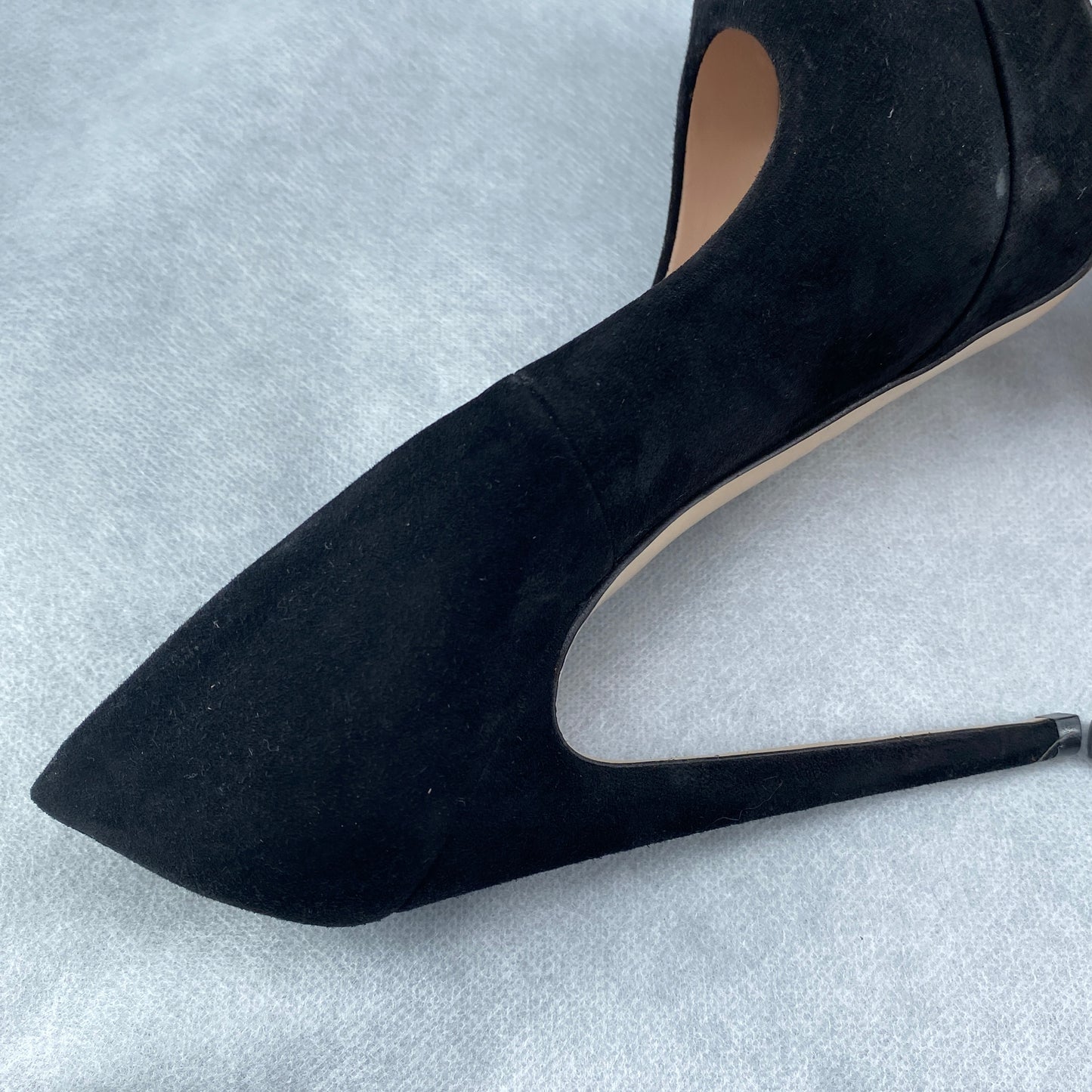 Miu Miu Women’s Black Suede Platform Stiletto Heels Shoes