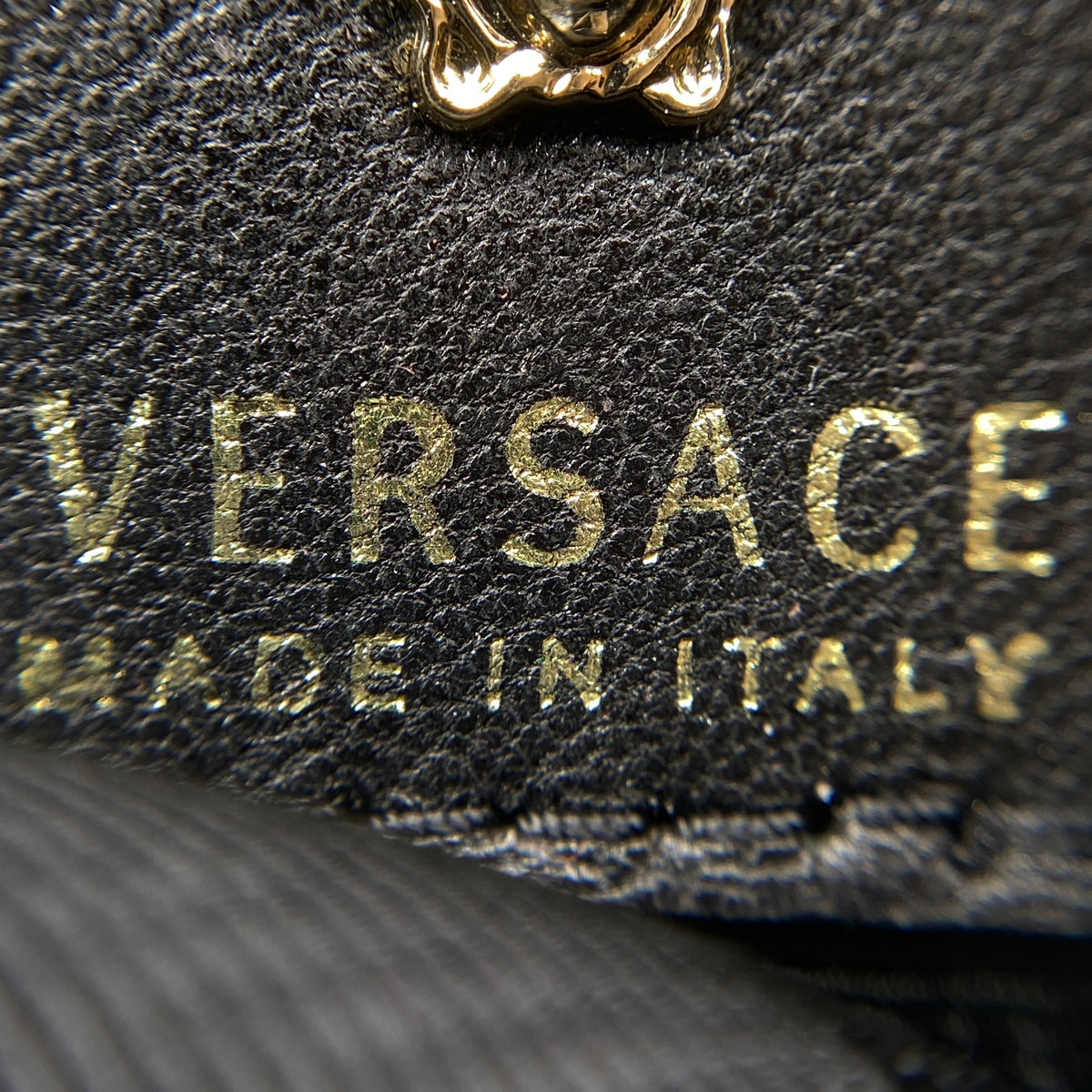 Versace Medusa Logo Mini Backpack Black Nylon