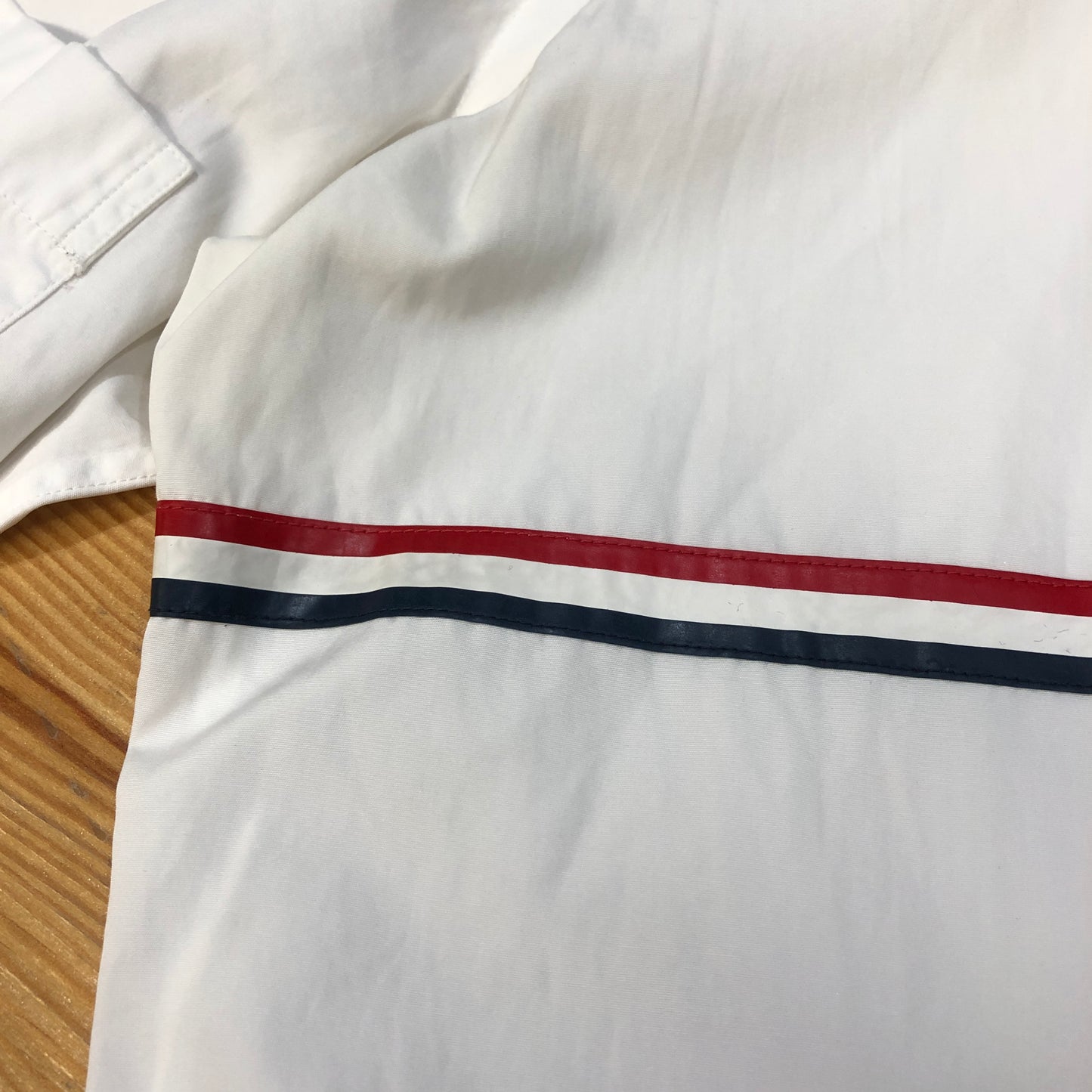 Thom Browne White Sleeveless Button‑Up Shirt Size 1