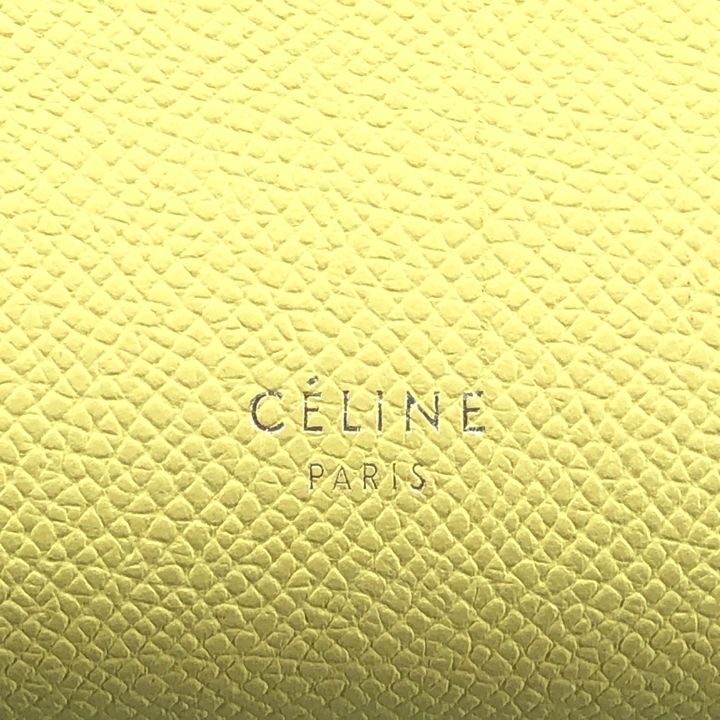 Celine Nano Belt Bag Leather Handbag Light Yellow