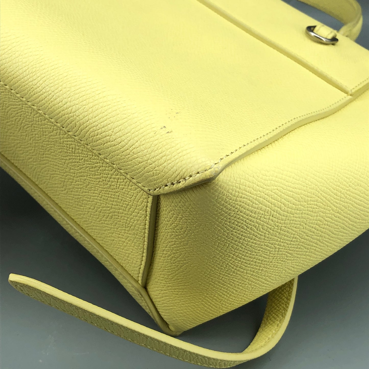 Celine Nano Belt Bag Leather Handbag Light Yellow
