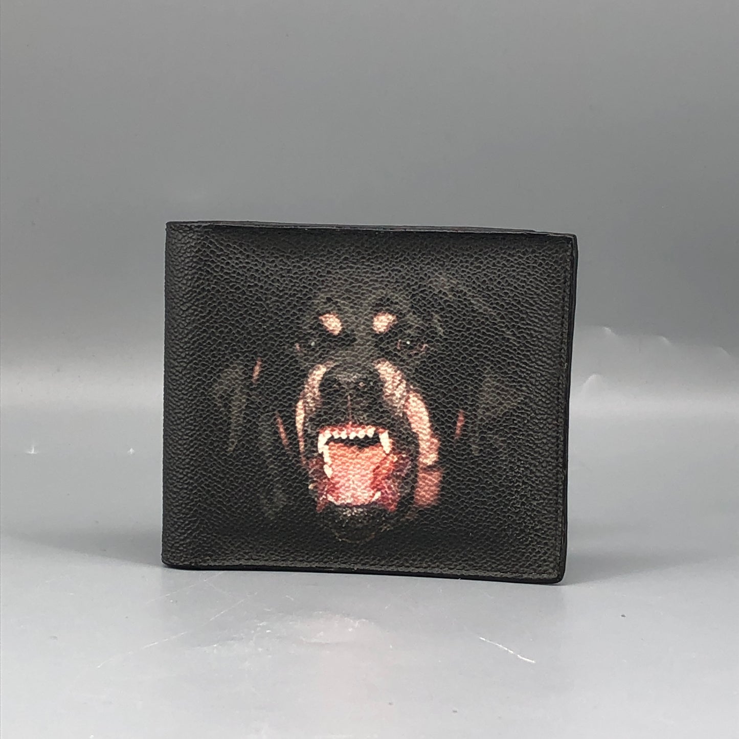 Givenchy Rottweiler Print Bifold Wallet Black