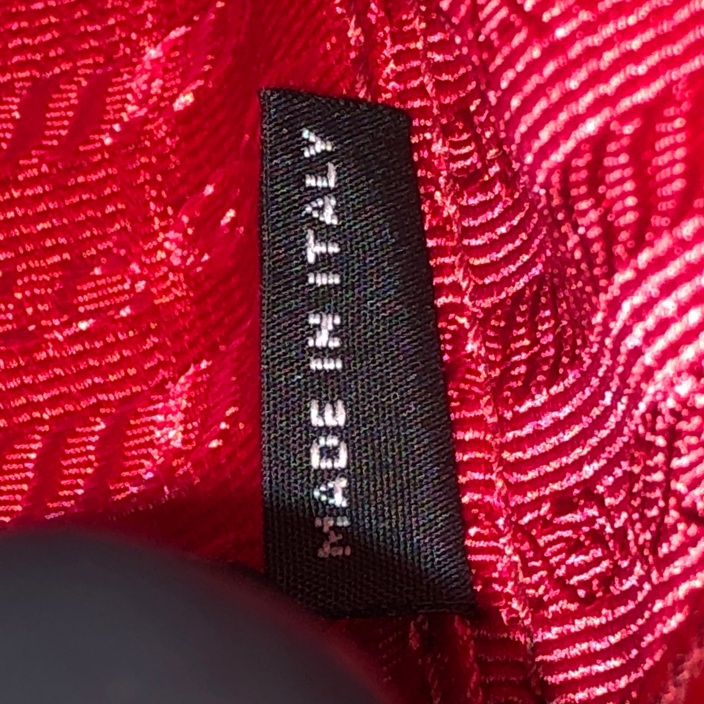 Prada Vernice Saffiano Promenade Dome Satchel Bag Red