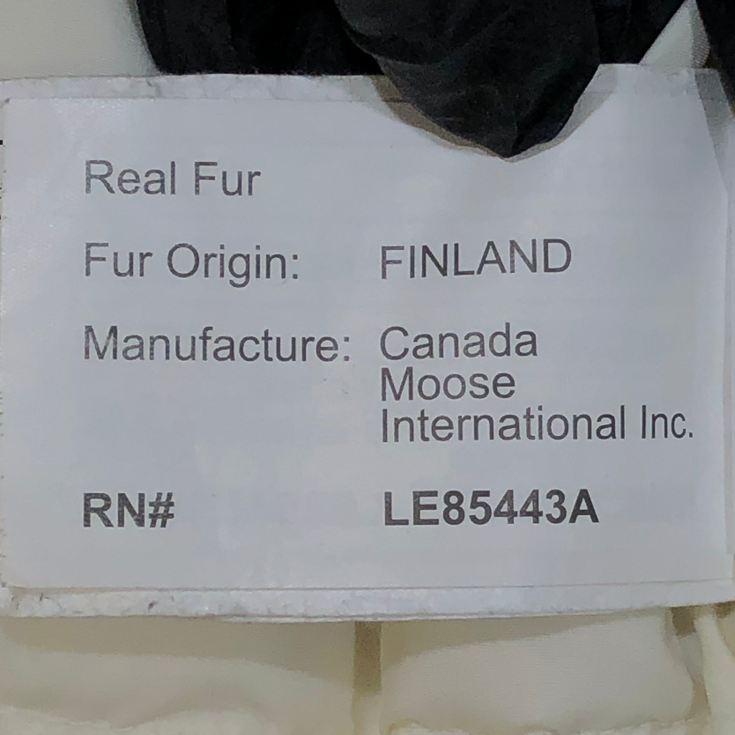 Moose Knuckles White Hooded Down Jacket Size L