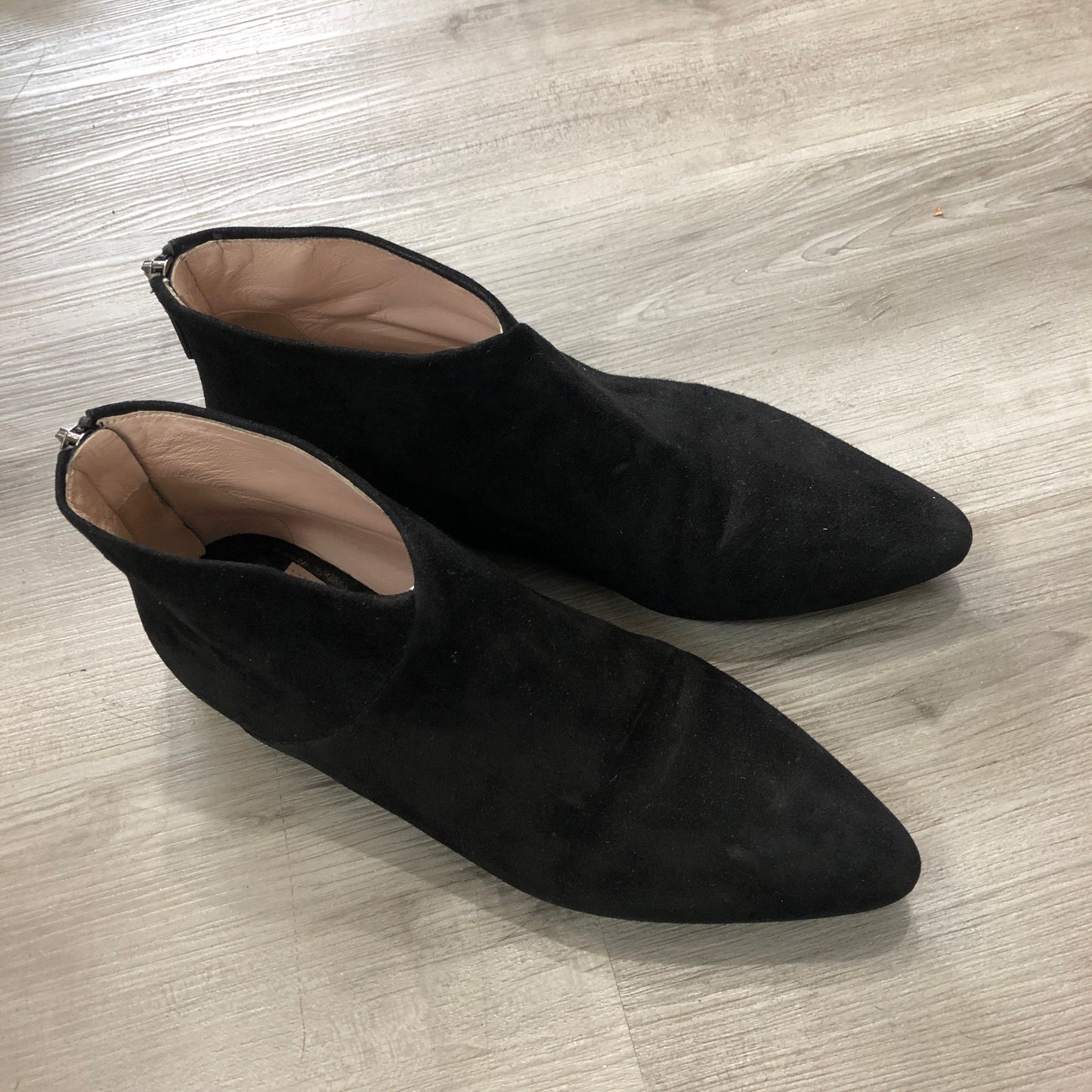 Miu Miu Women's Black Suede Studded Ankle Boots Size 36