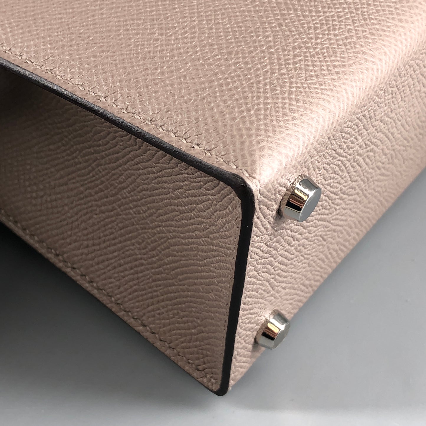 Hermes 2017 Verrou 23cm Bag Asphalt Grey