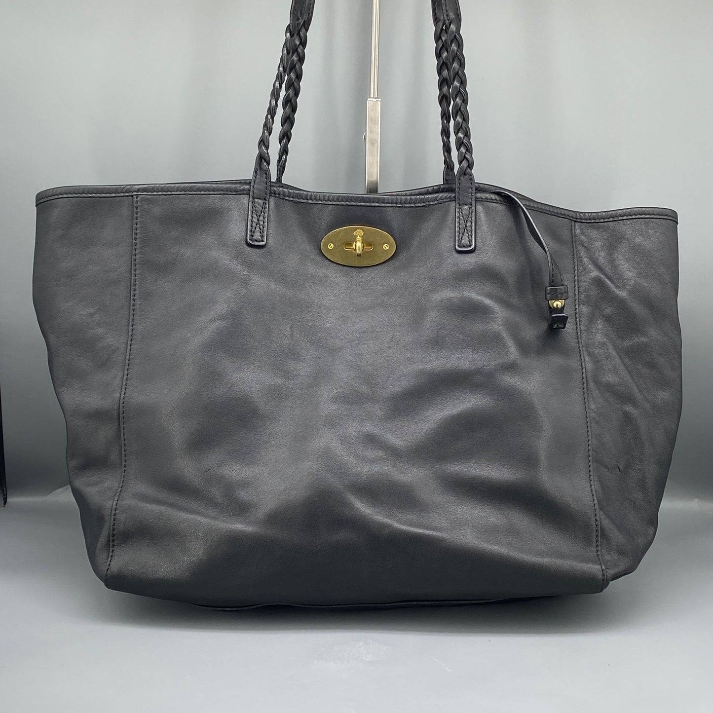 Mulberry Black Leather Tote Shoulder Bag