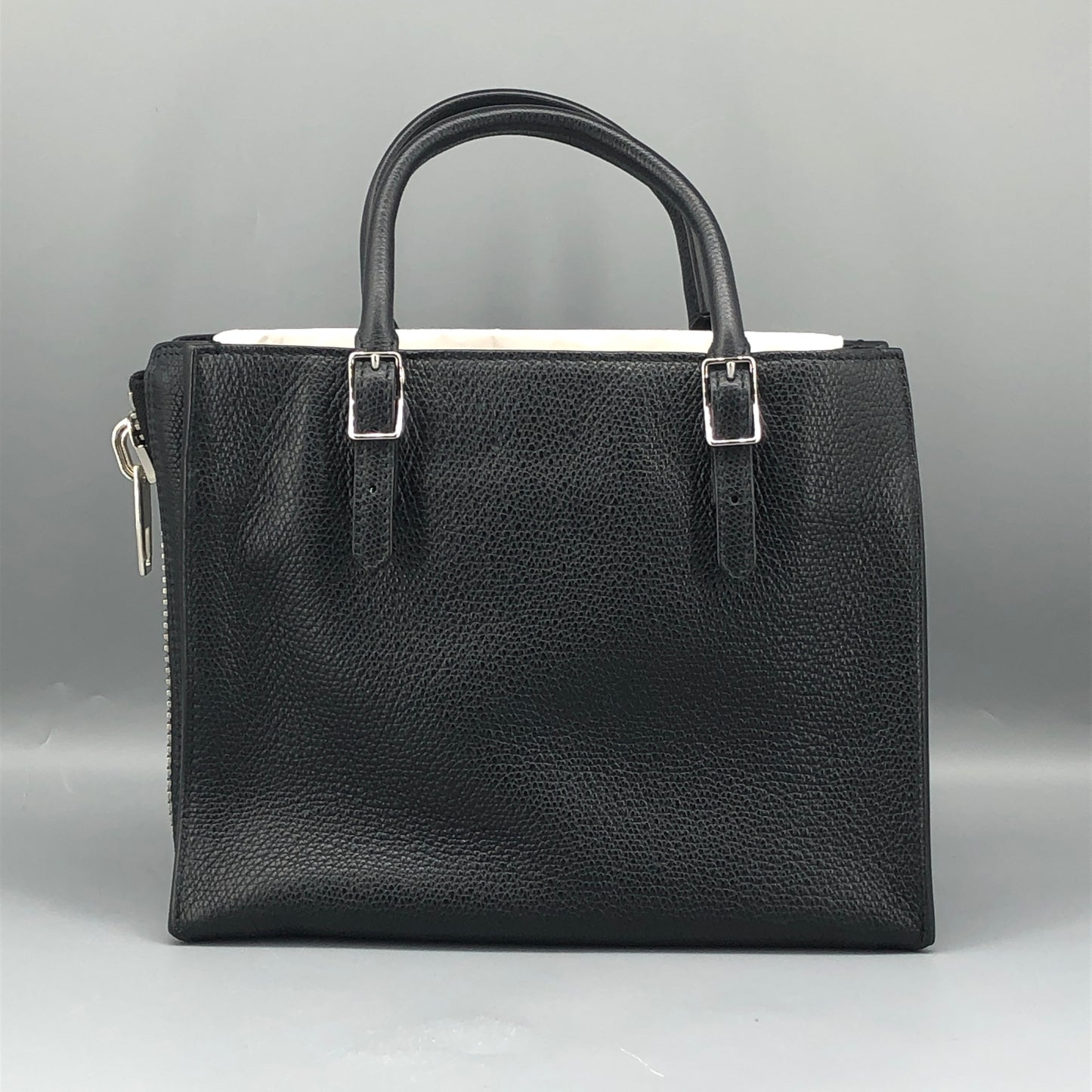 Balenciaga Everyday Small Tote Bag Black Grain Leather