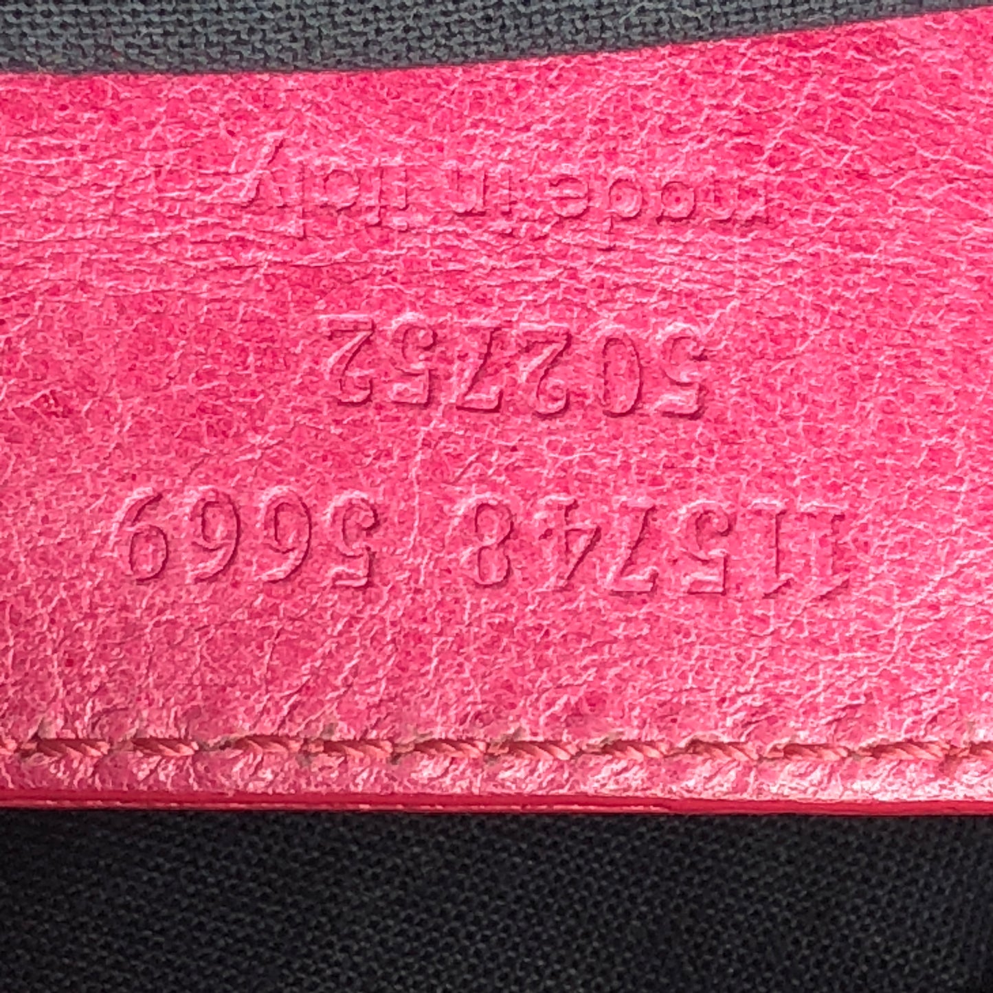 Balenciaga Pink Distressed Leather City Handbag Shoulder Bag