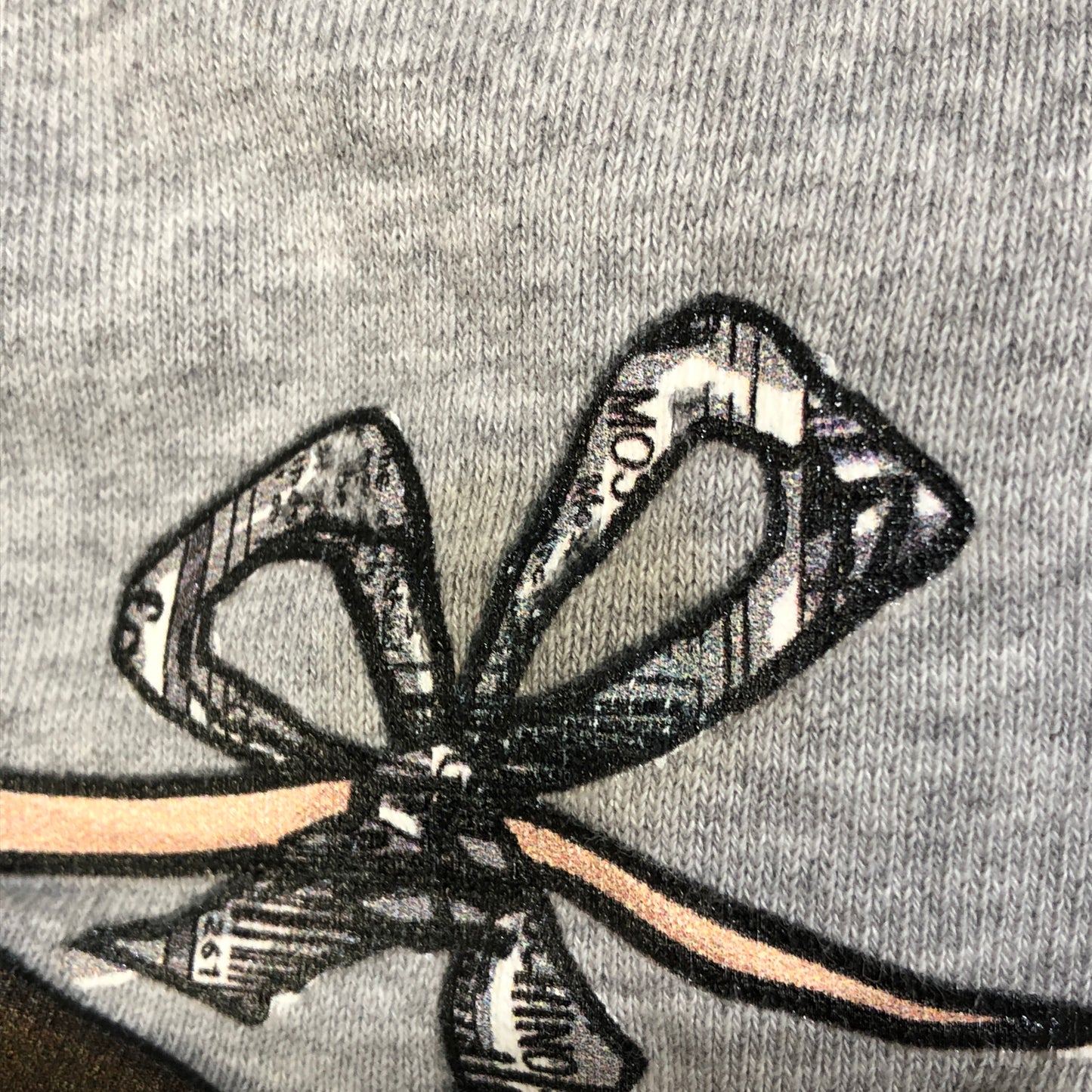 Moschino Grey Cartoon Print Drawstring Hoodie Size USA 2