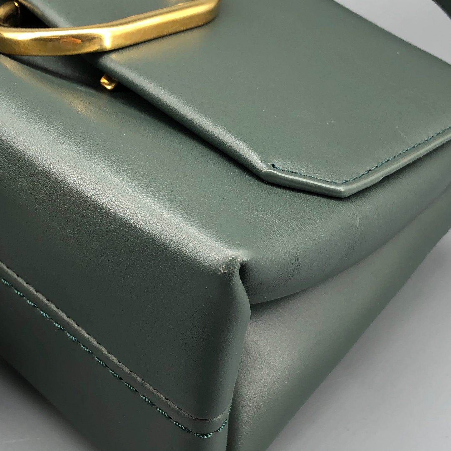 3.1 Phillip Lim Dark Green Pashli Mini Satchel Handbag
