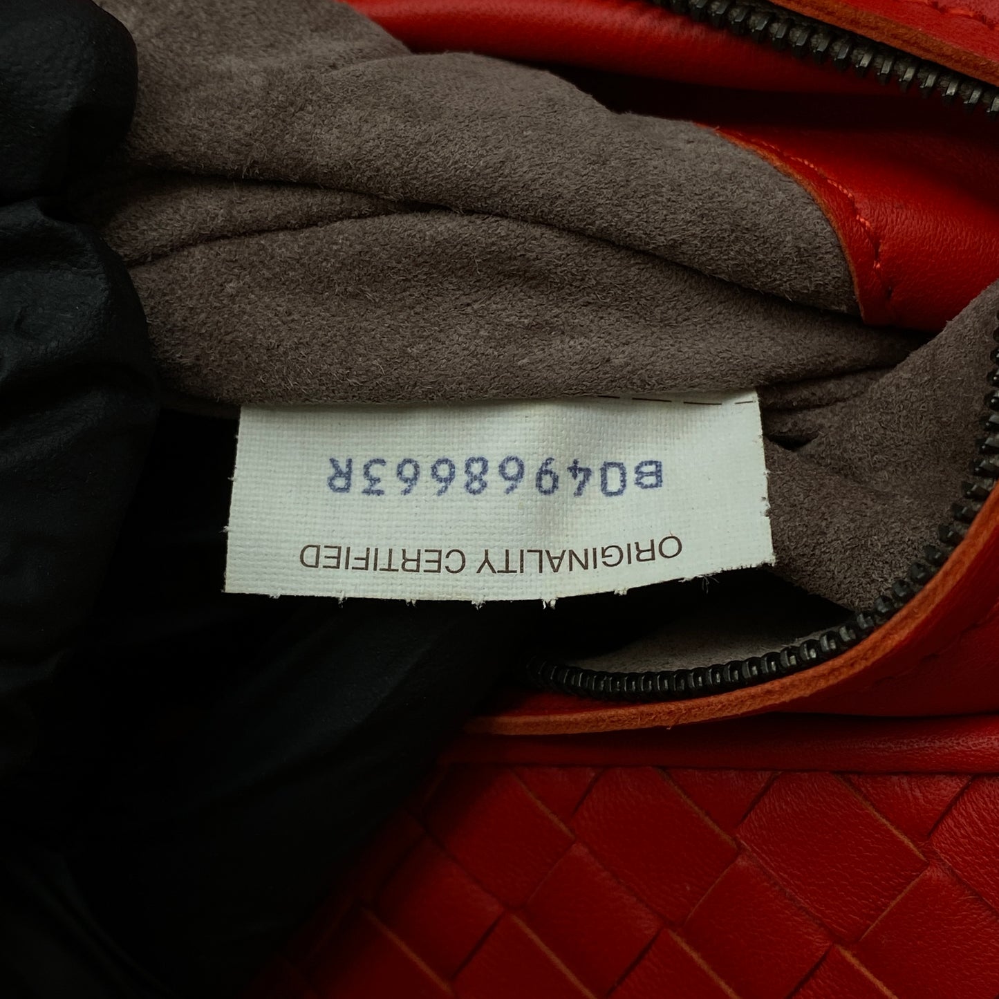 Bottega Veneta Olimpia Medium Red Intrecciato Leather Bag