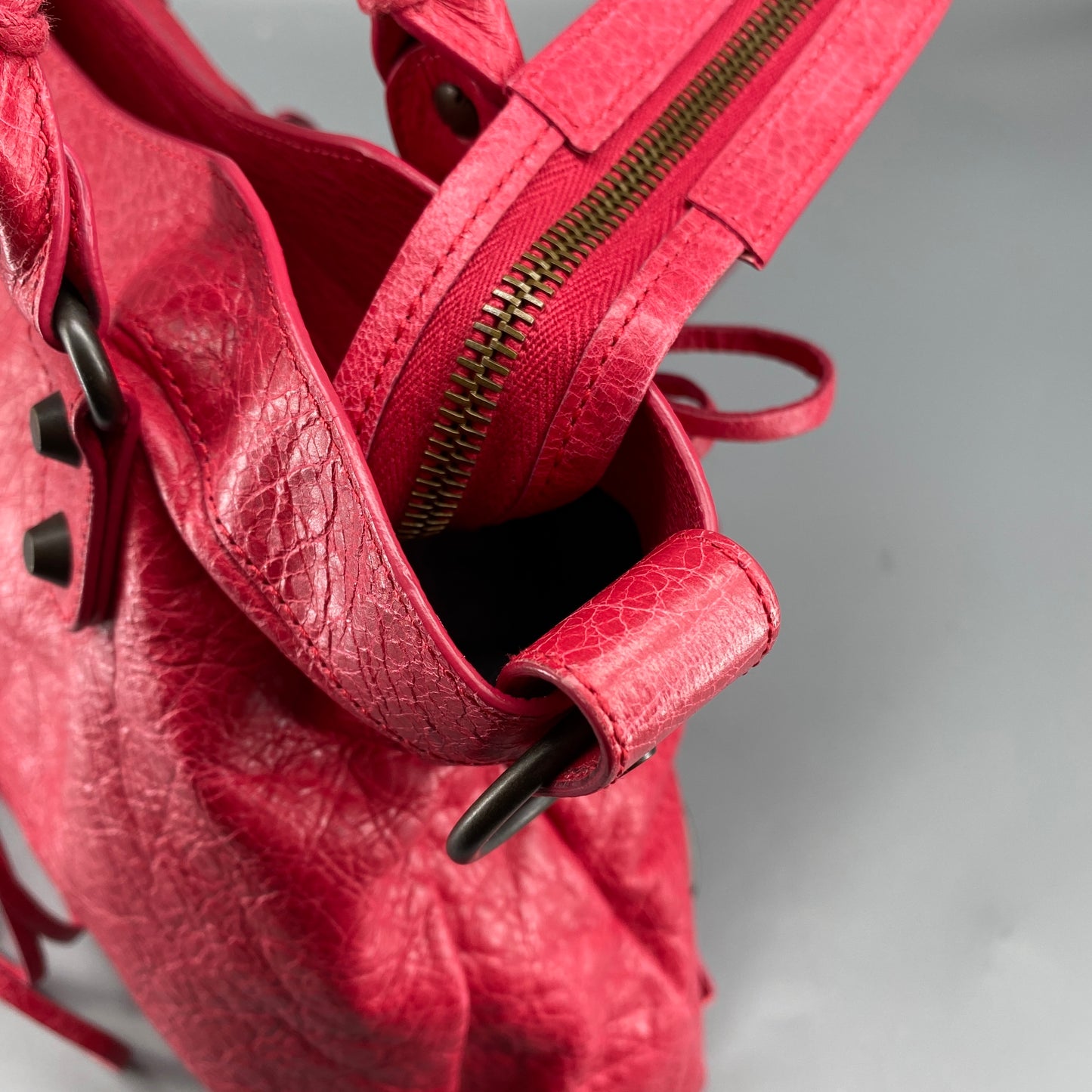 Balenciaga Classic City Bag  Red