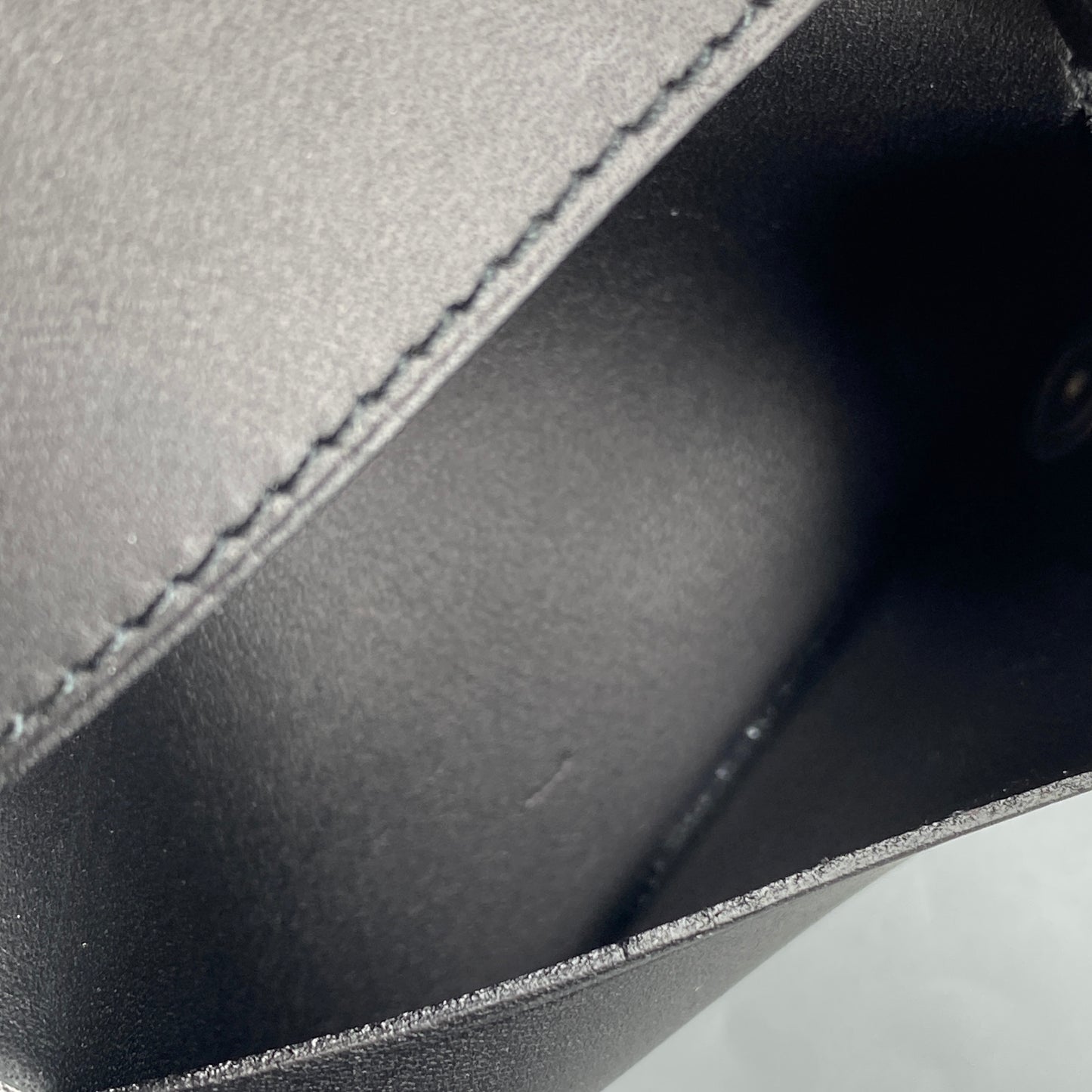 Ferragamo Black Canvas Key Case