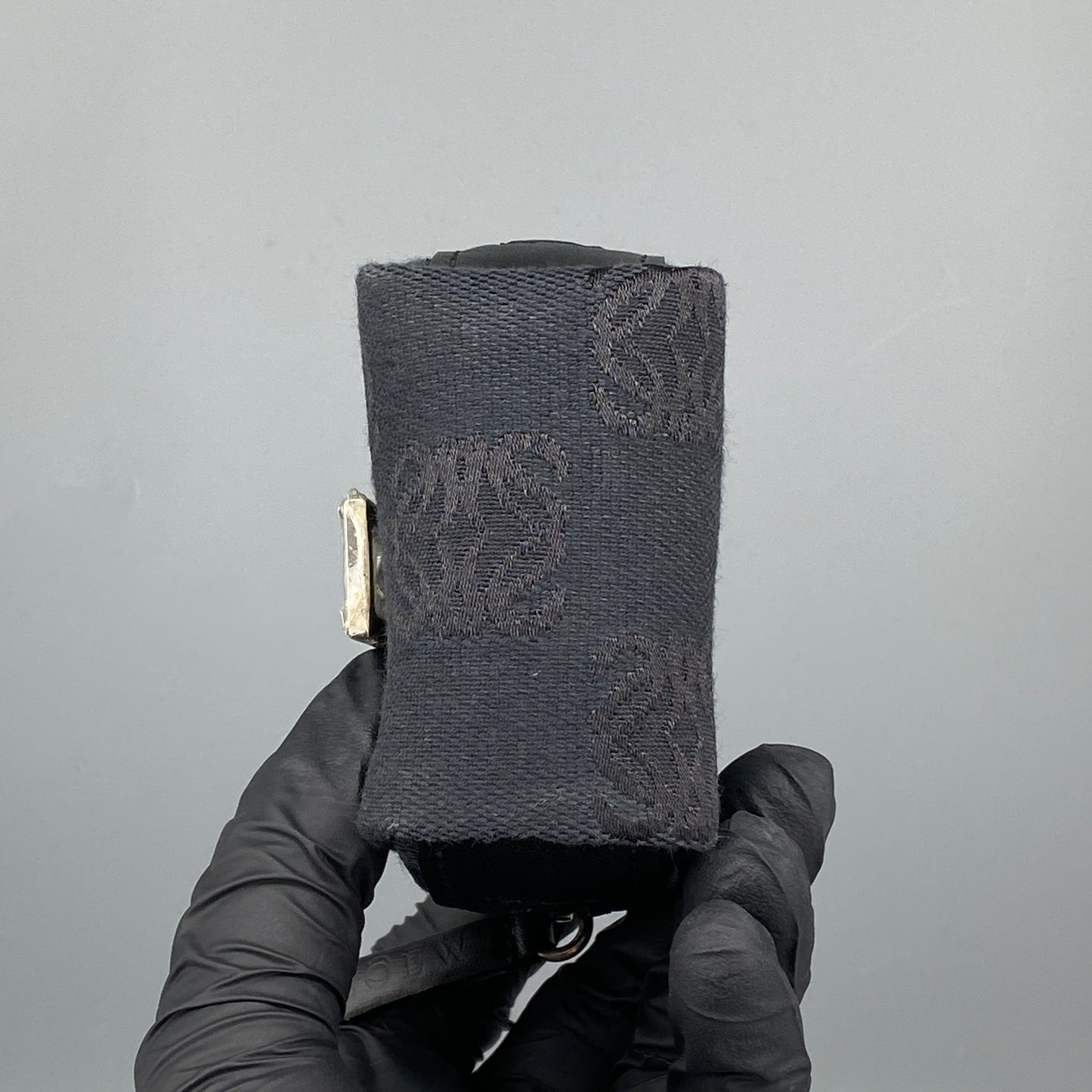 Loewe Black Anagram Jacquard Mini Zip Coin Pouch