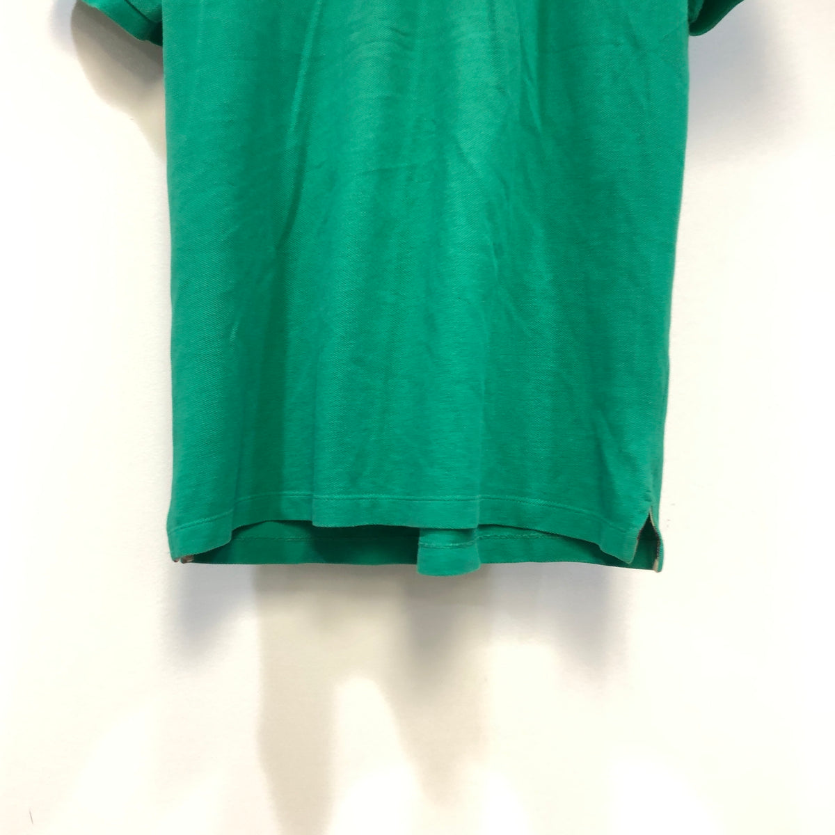 Burberry Jade Green Polo Shirt Size M