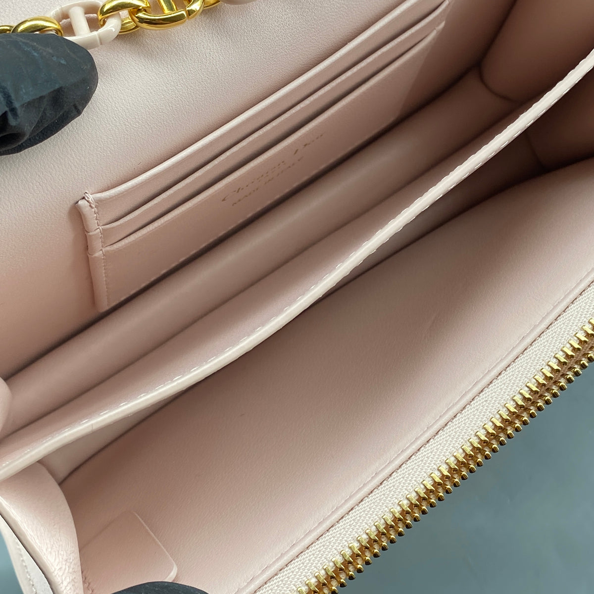 Christian Dior Miss Caro Mini Bag Powder Pink Lambskin