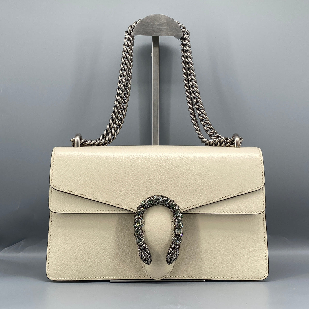 Gucci Medium Dionysus Shoulder Bag Cream Leather