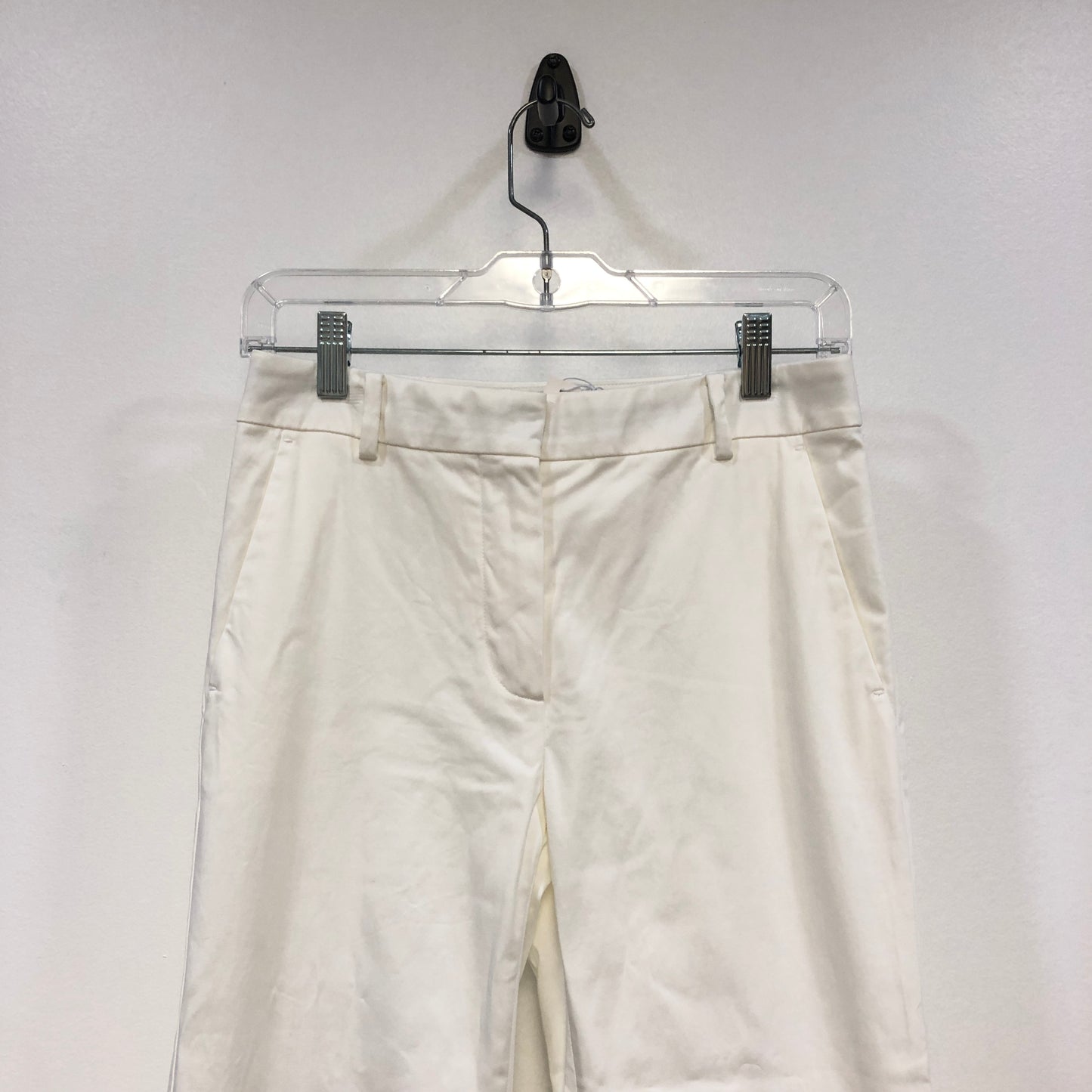 Max Mara White Cropped Trousers Size US 4