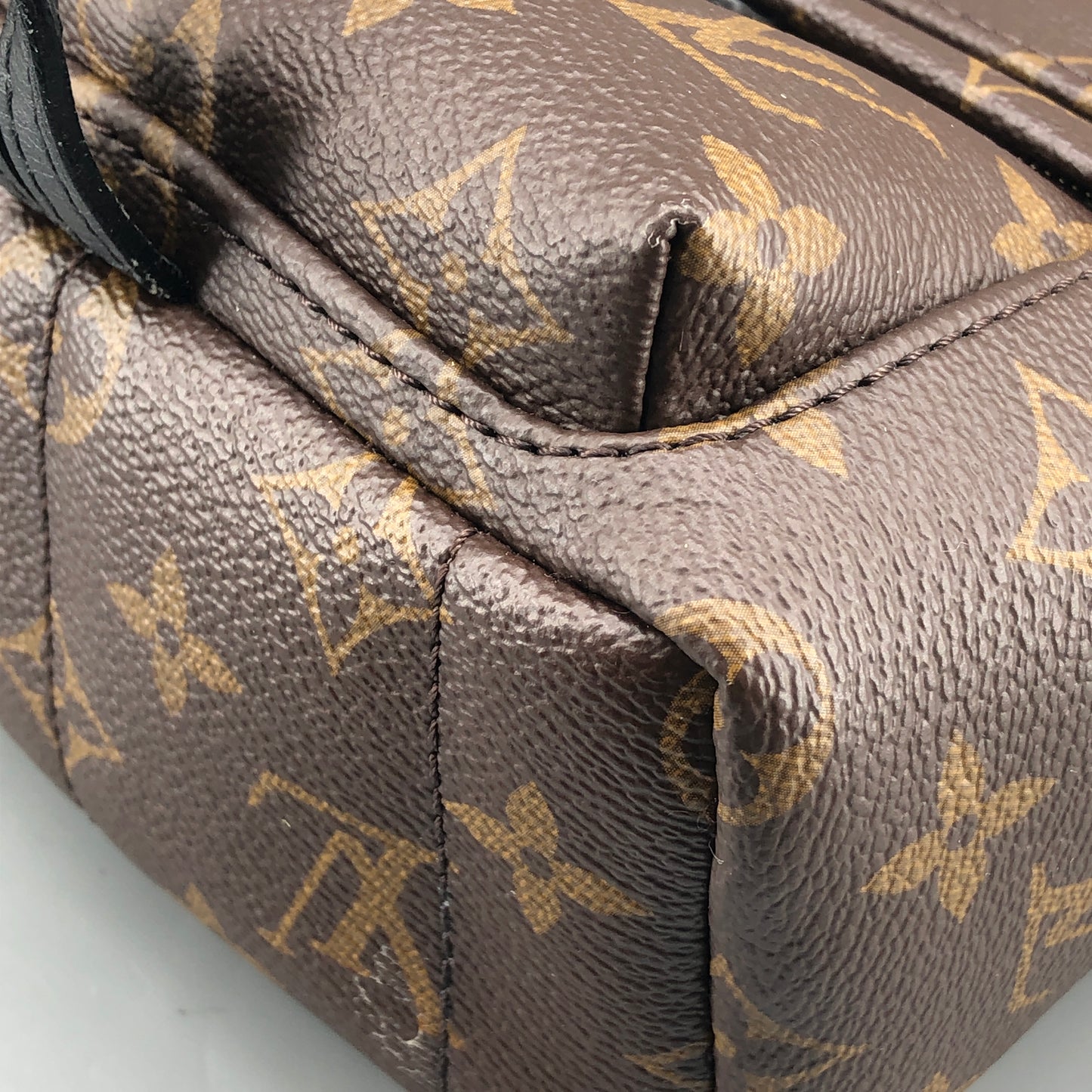 Louis Vuitton Mini Monogram Palm Spring Canvas Backpack Brown