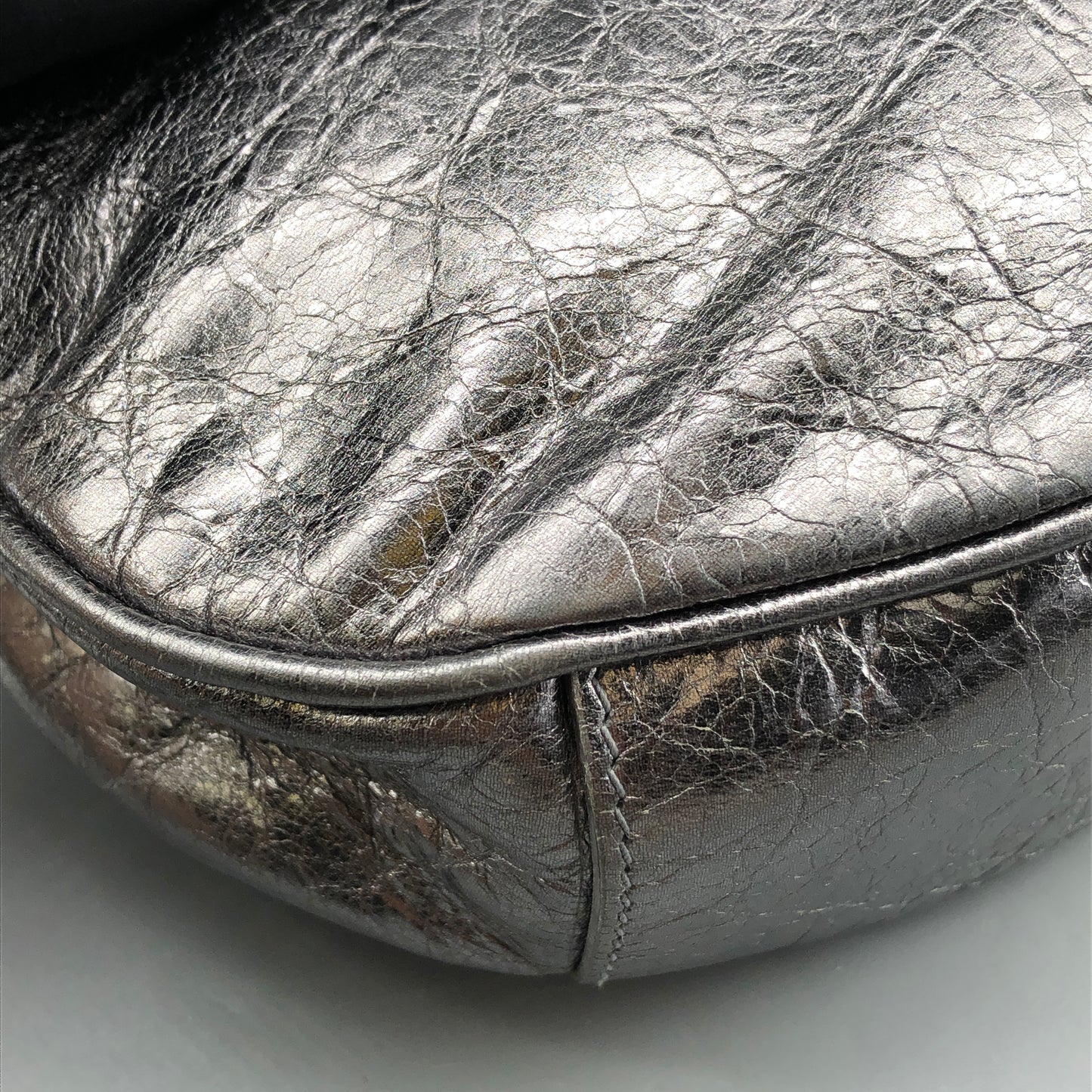 Balenciaga Le Cagole XS Shoulder Bag Silver