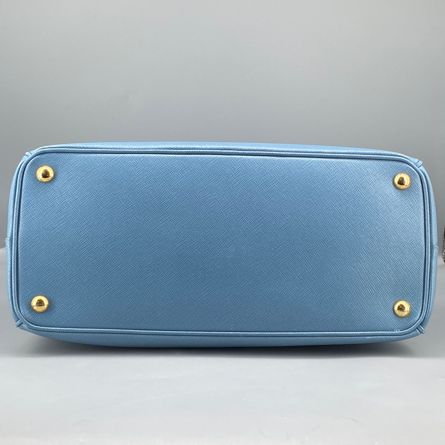 Prada Medium Blue Saffiano Galleria Handbag