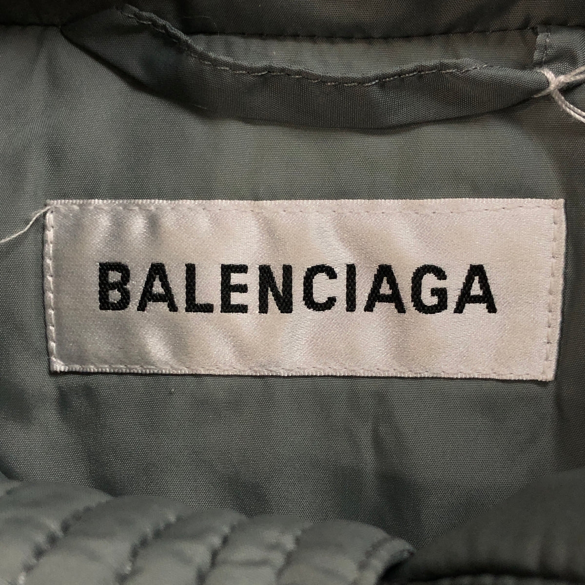 Balenciaga Dusty Blue Puffer Jacket Size 34