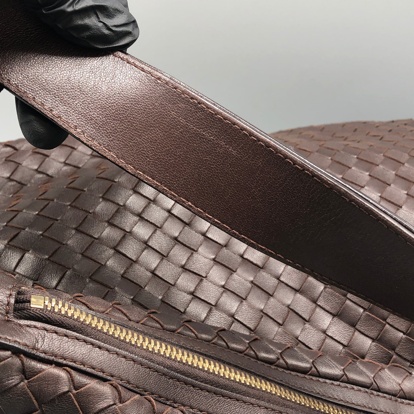 Bottega Veneta Nappa Intrecciato Brown Hobo Bag