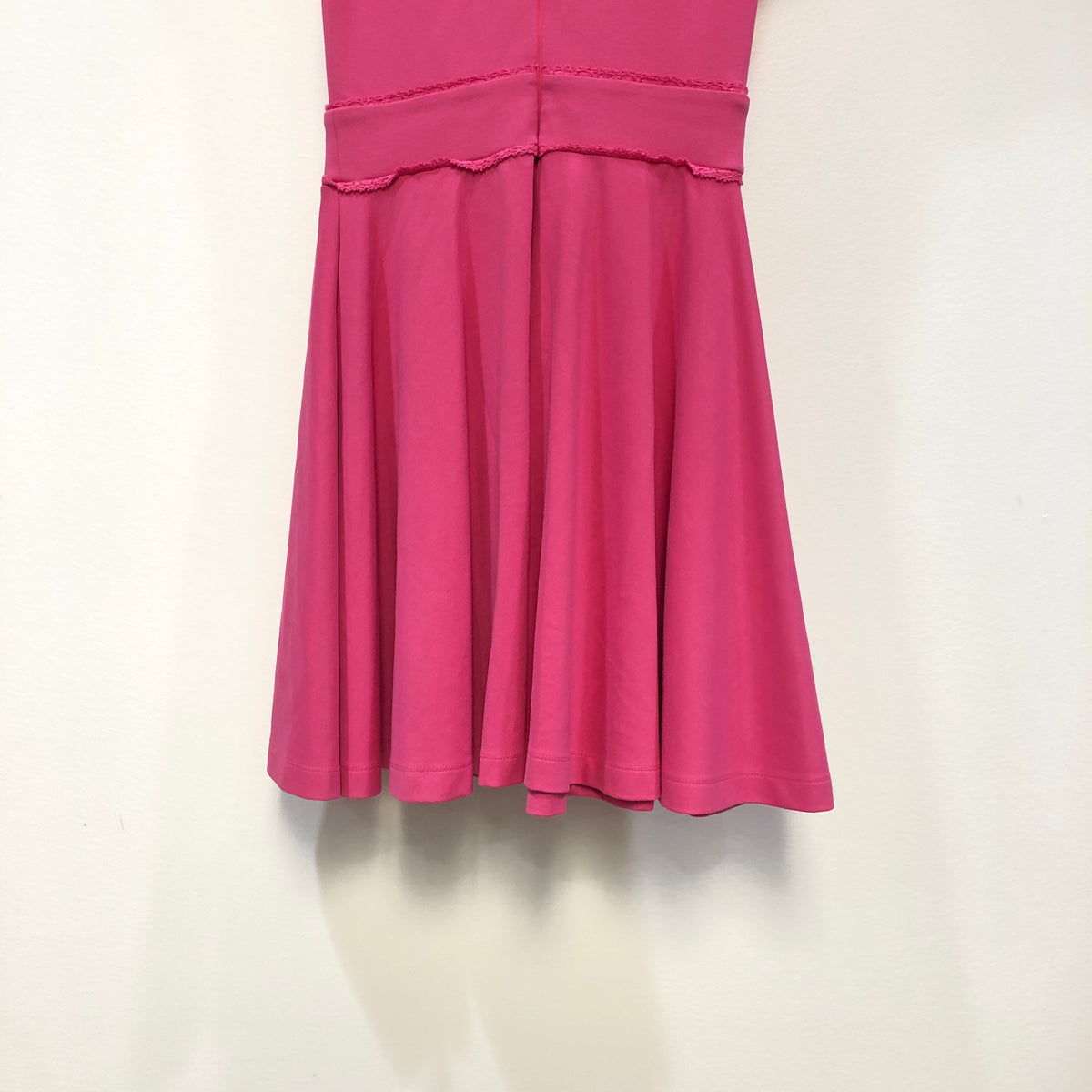 Red Valentino Hot Pink Puff Sleeve Fit & Flare Dress XS