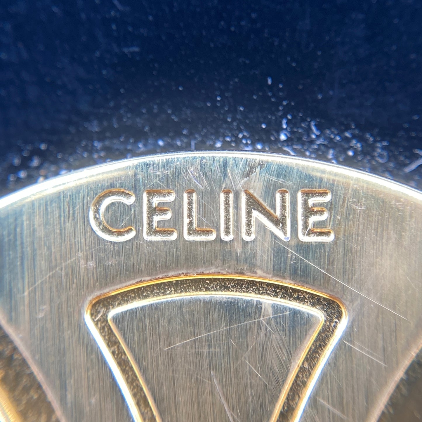Celine Black Triomphe Shoulder Bag