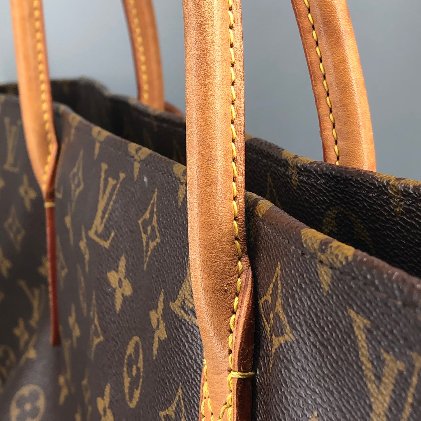 Louis Vuitton Monogram Canvas Tote Bag Brown