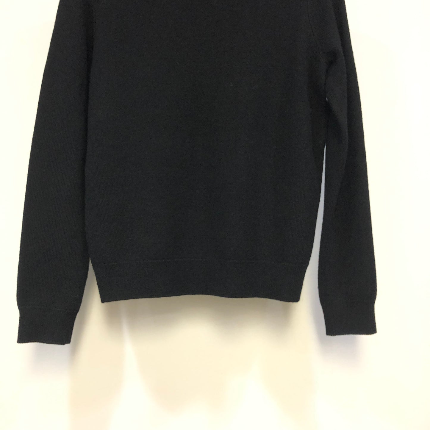 Kenzo Black Multicolor Logo Print Crew Neck Sweater S