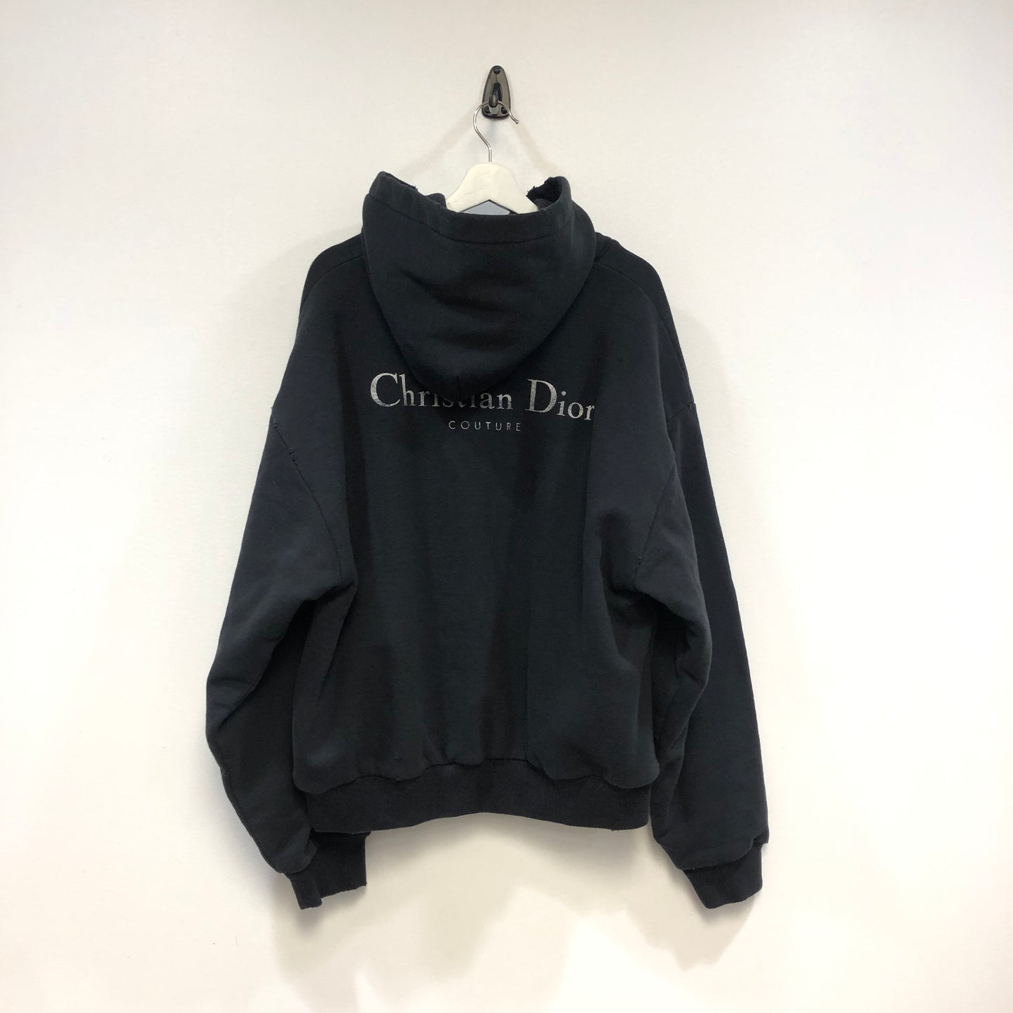 Christian Dior Black Logo Hoodie Size XXL
