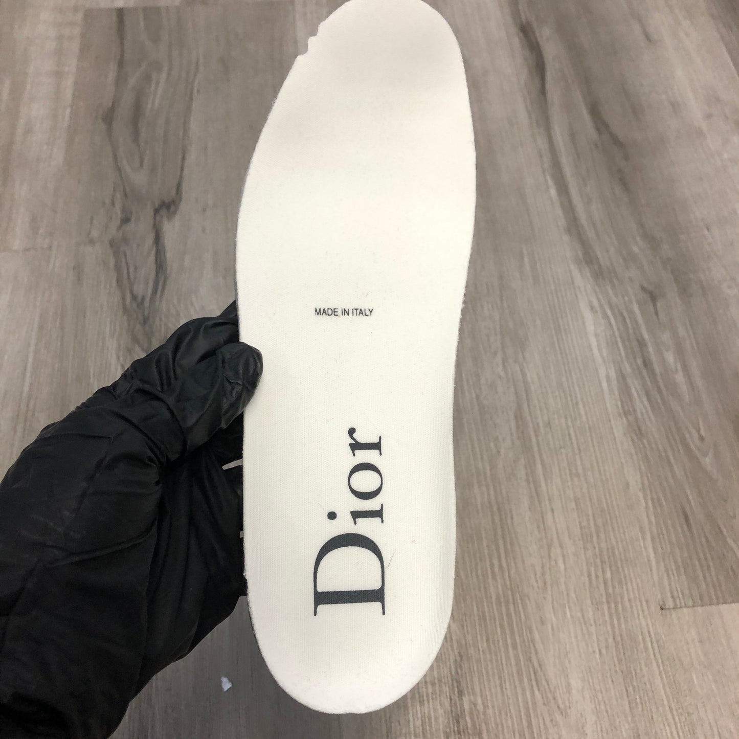 Christian Dior Women's Walk'n'Dior Oblique Jacquard Canvas Low Top Sneaker Shoes 36 Cream Black