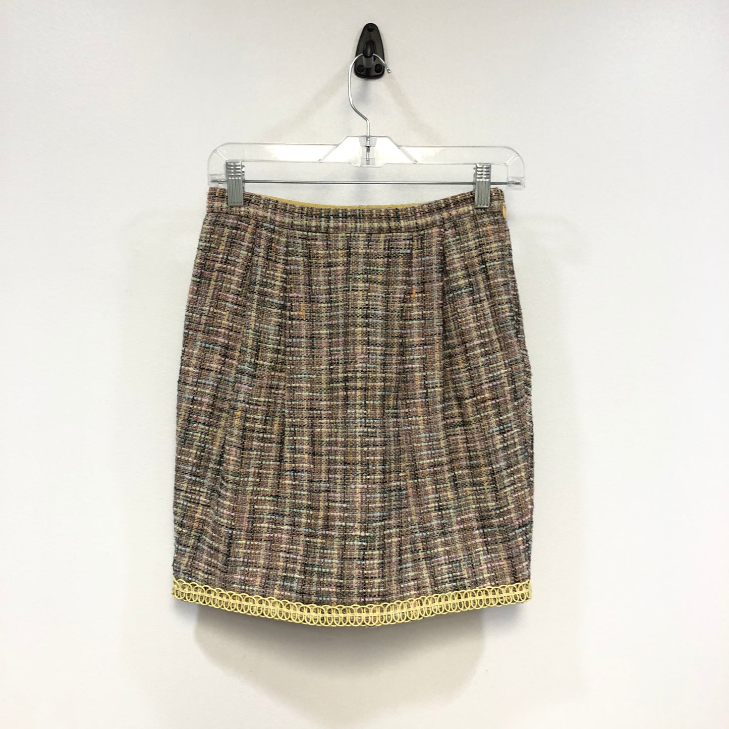 Moschino Multicolor Tweed Mini Skirt Size US 8