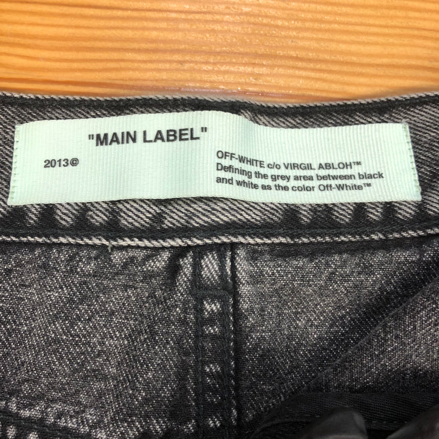 Off-White Denim Mini Skirt Size 38 – Very Good