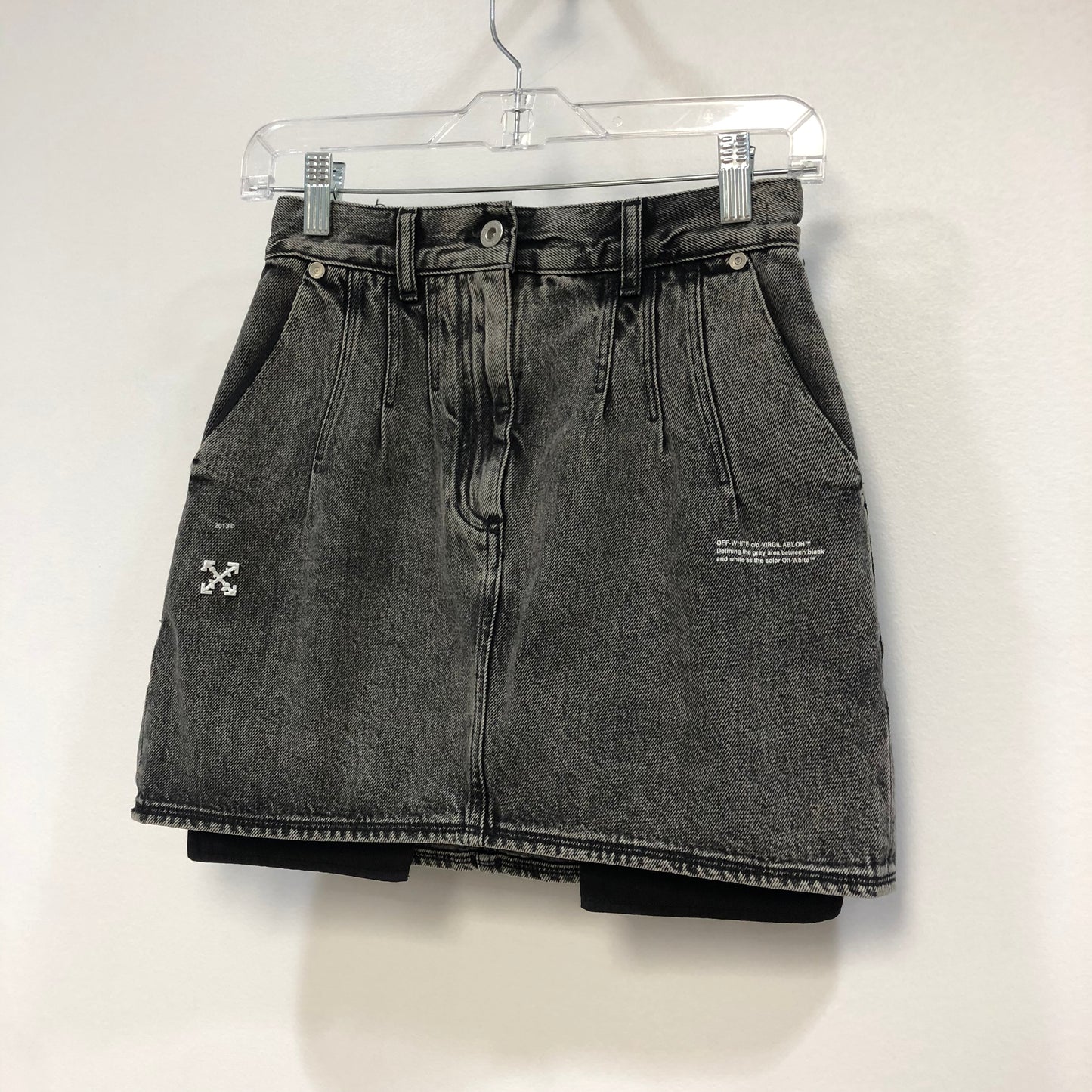 Off-White Denim Mini Skirt Size 38 – Very Good