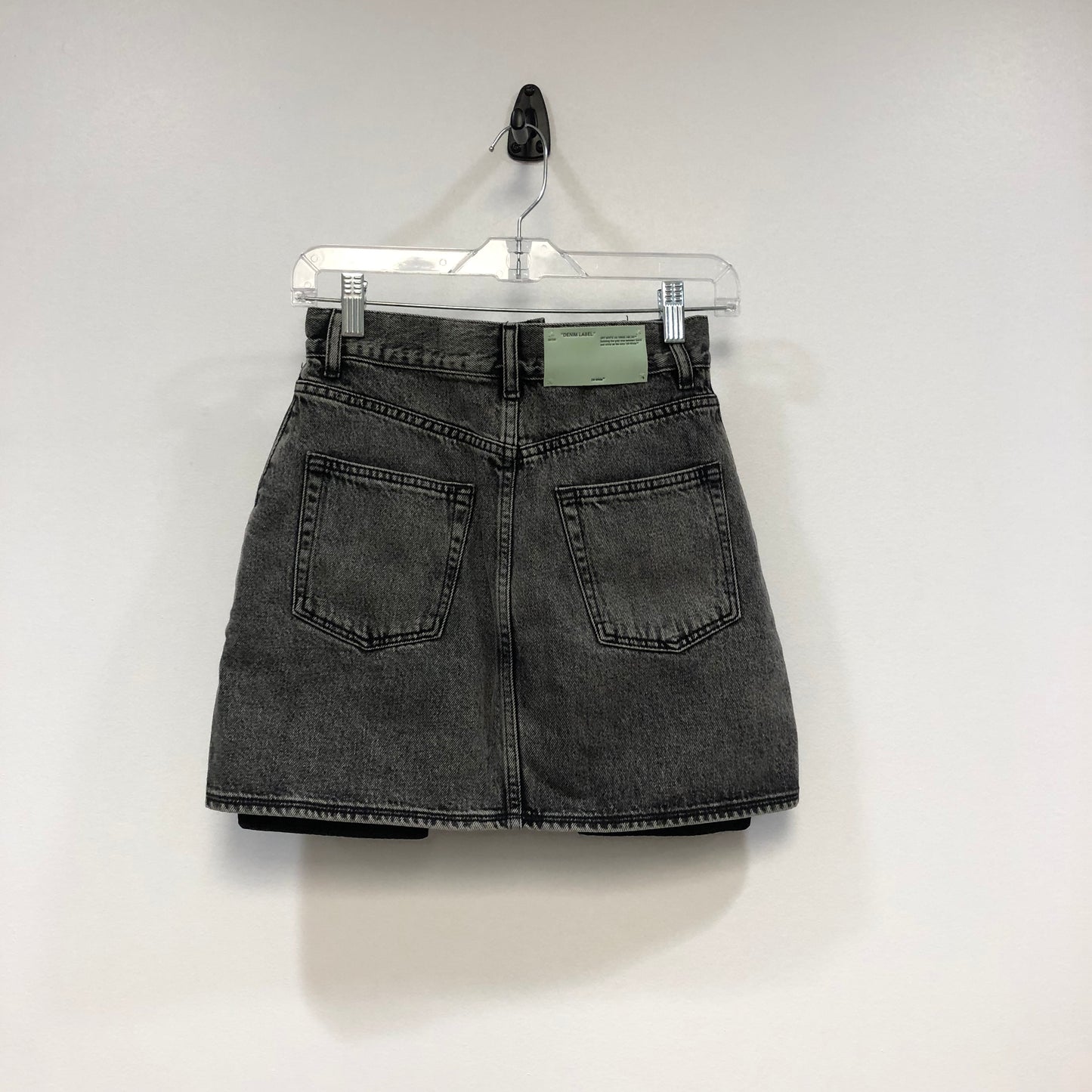 Off-White Denim Mini Skirt Size 38 – Very Good